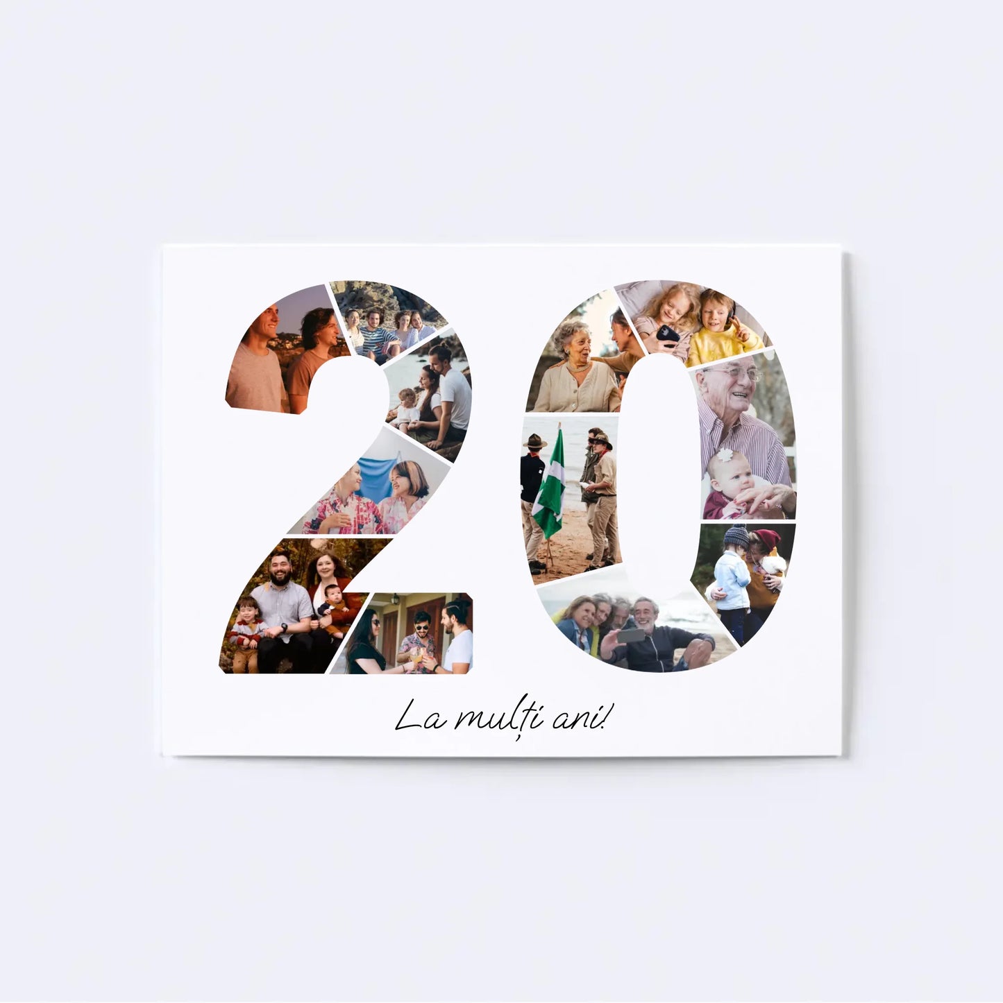 Colaj unic cifra aniversară 20-29