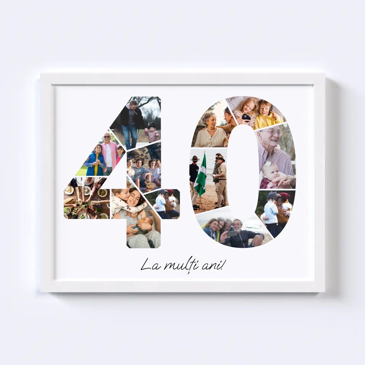 Colaj unic cifra aniversară 40-49