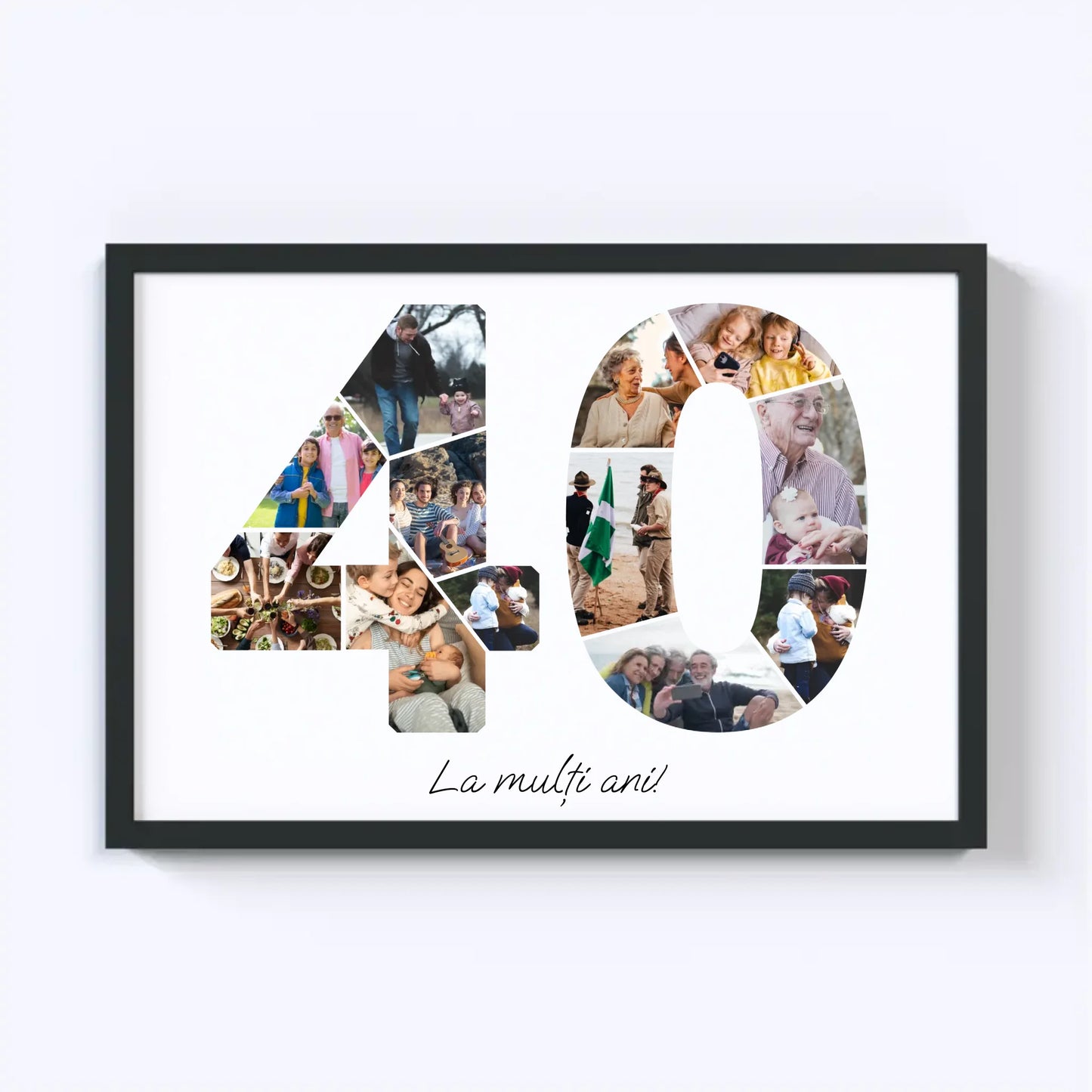 Colaj unic cifra aniversară 40-49