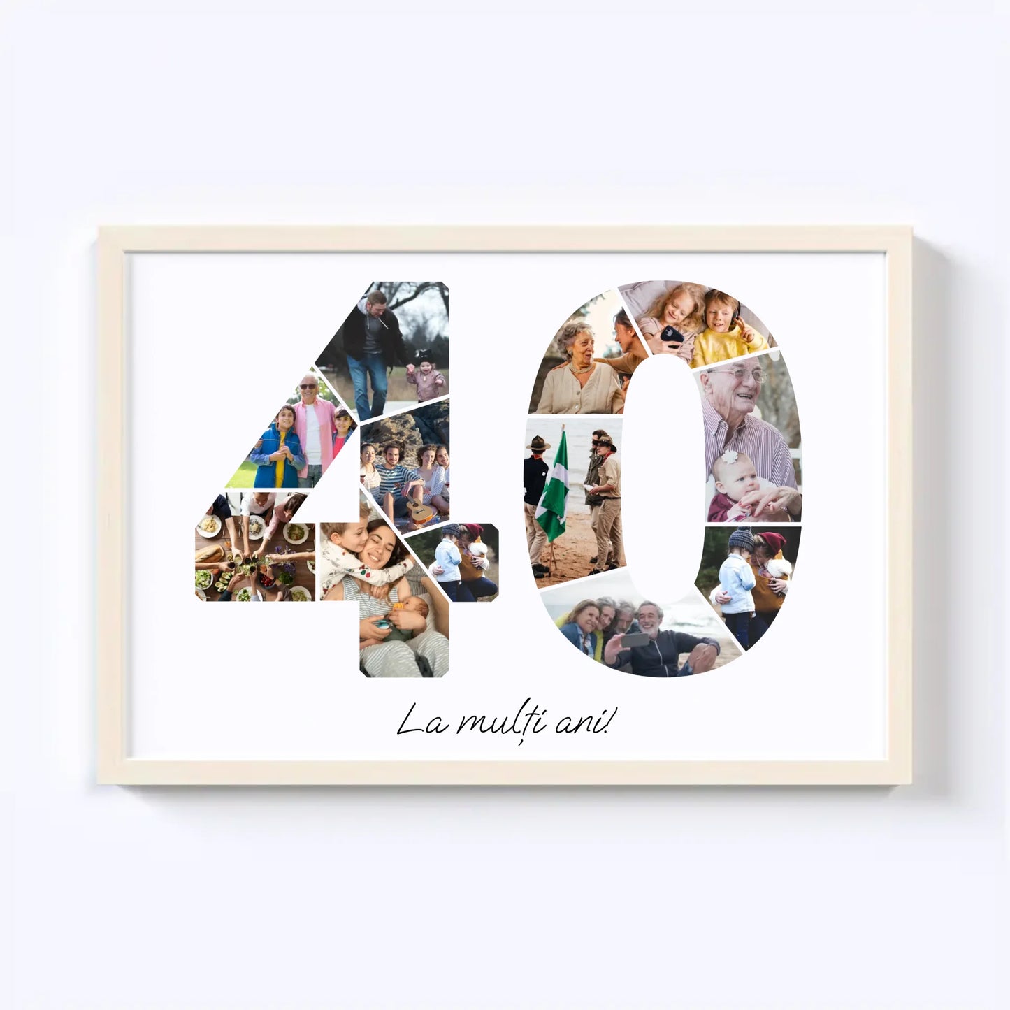 Colaj unic cifra aniversară 40-49