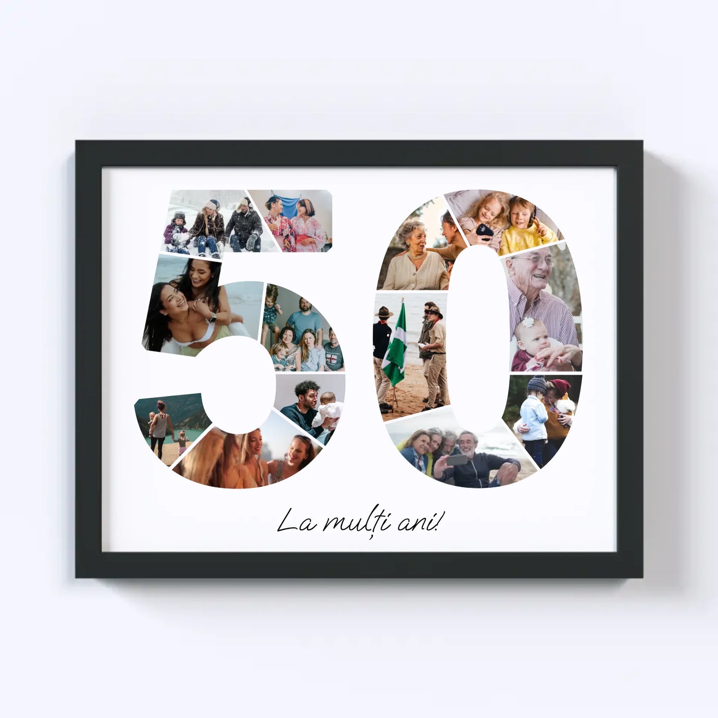Colaj unic cifra aniversară 50-59
