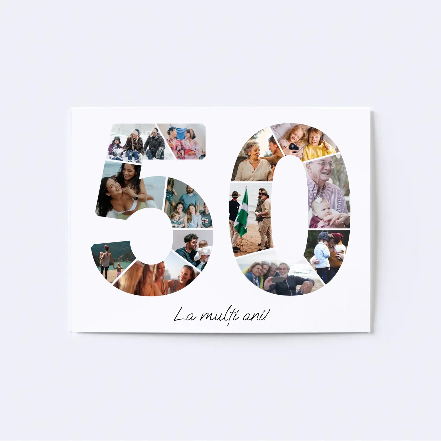 Colaj unic cifra aniversară 50-59