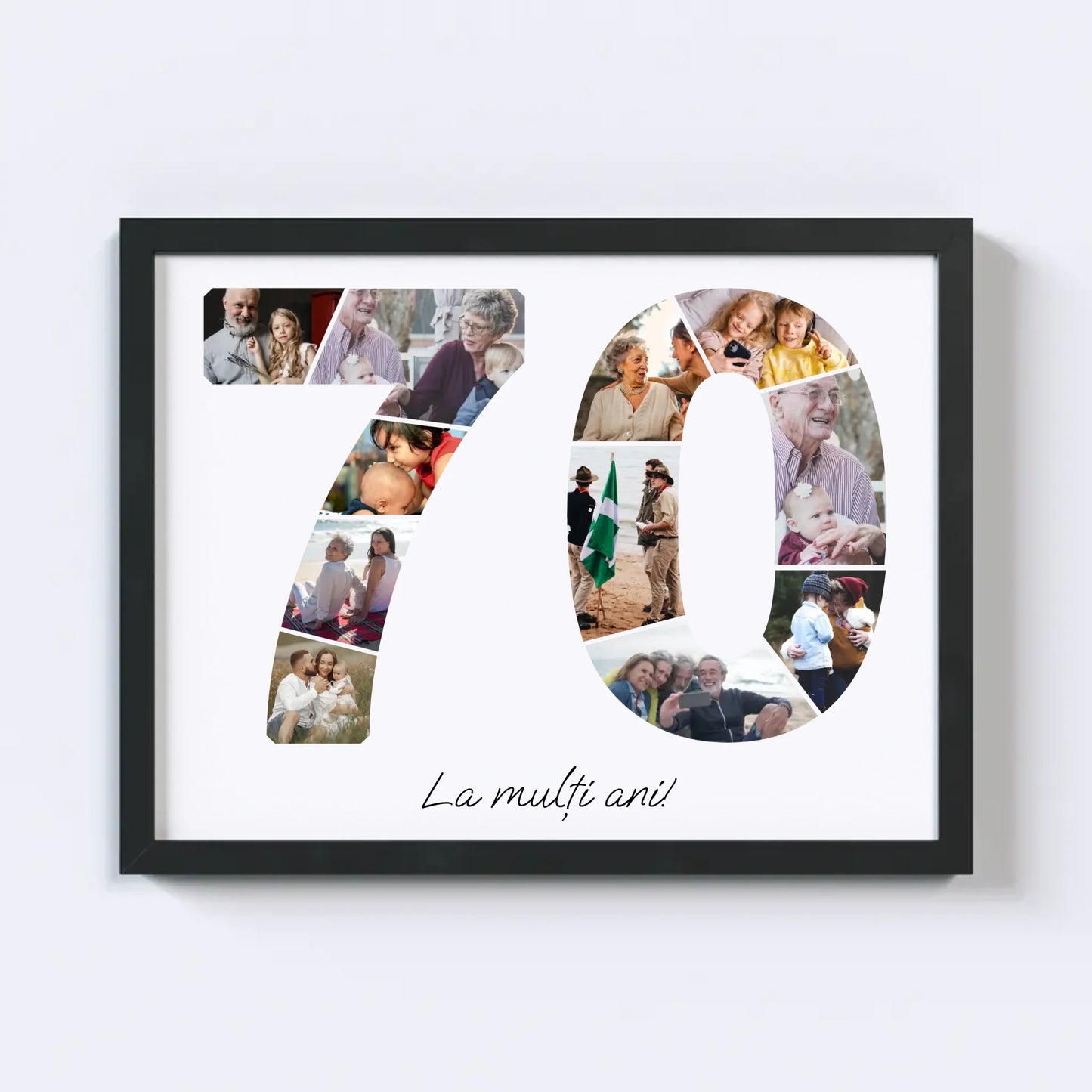 Colaj unic cifra aniversară 70-79