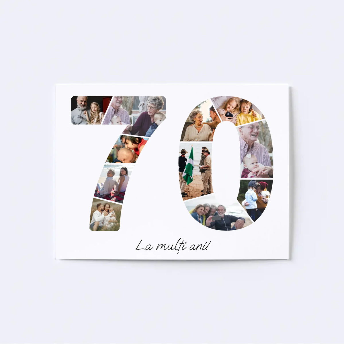 Colaj unic cifra aniversară 70-79