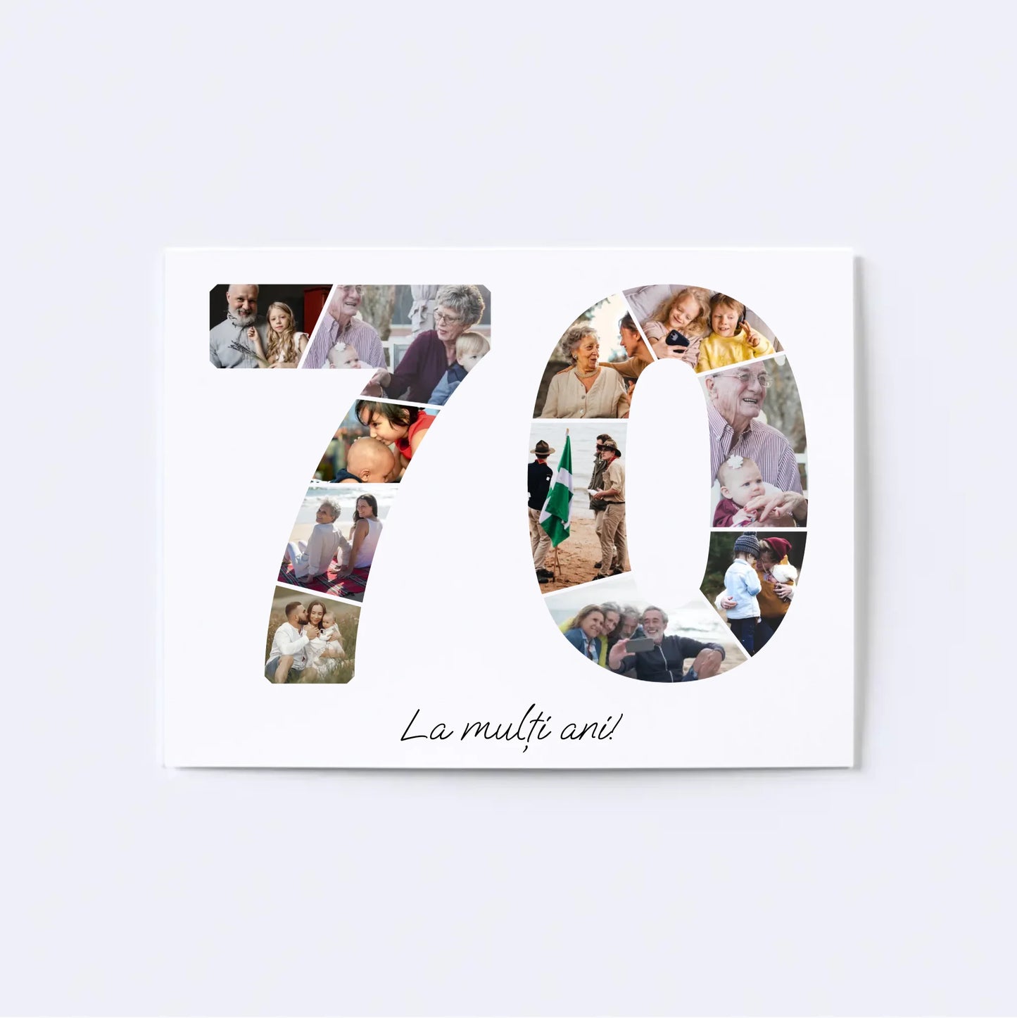 Colaj unic cifra aniversară 70-79