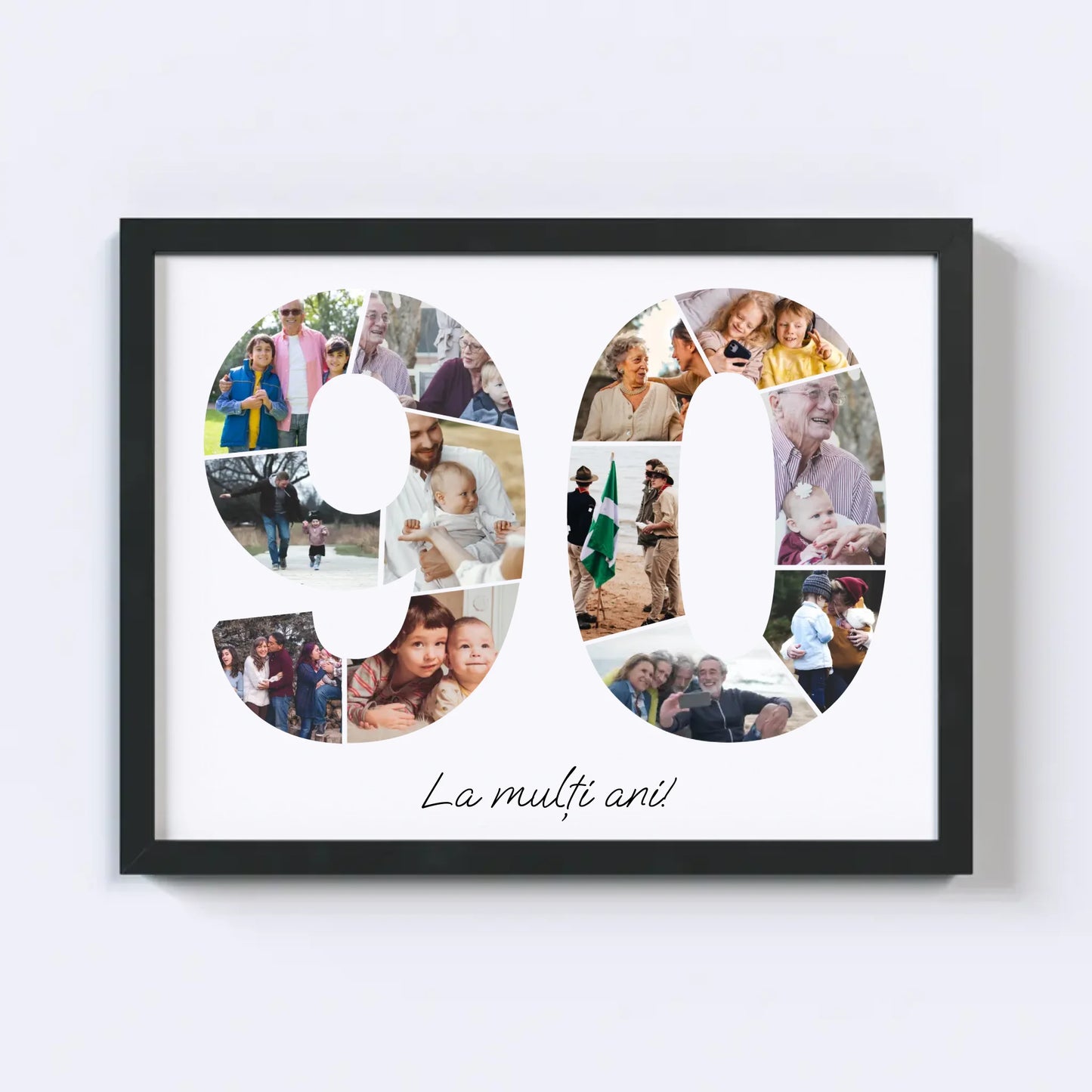 Colaj unic cifra aniversară 90-99