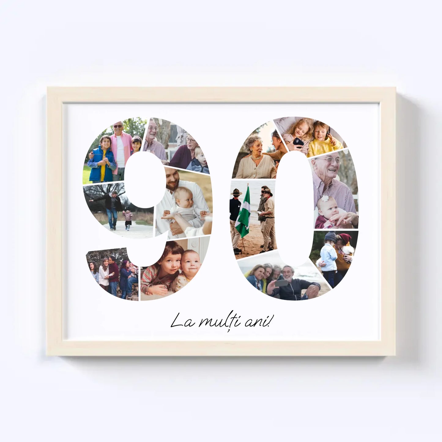 Colaj unic cifra aniversară 90-99