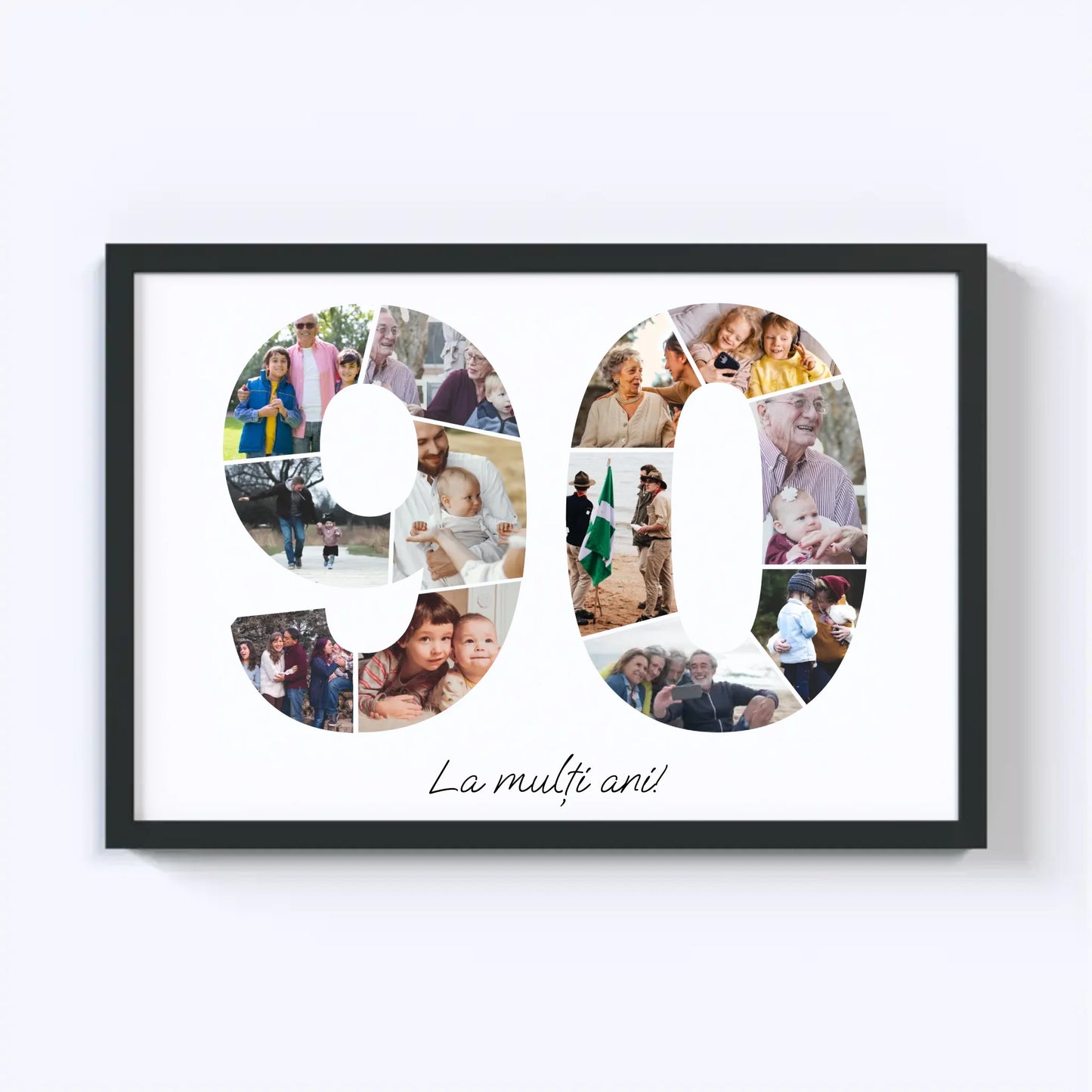 Colaj unic cifra aniversară 90-99