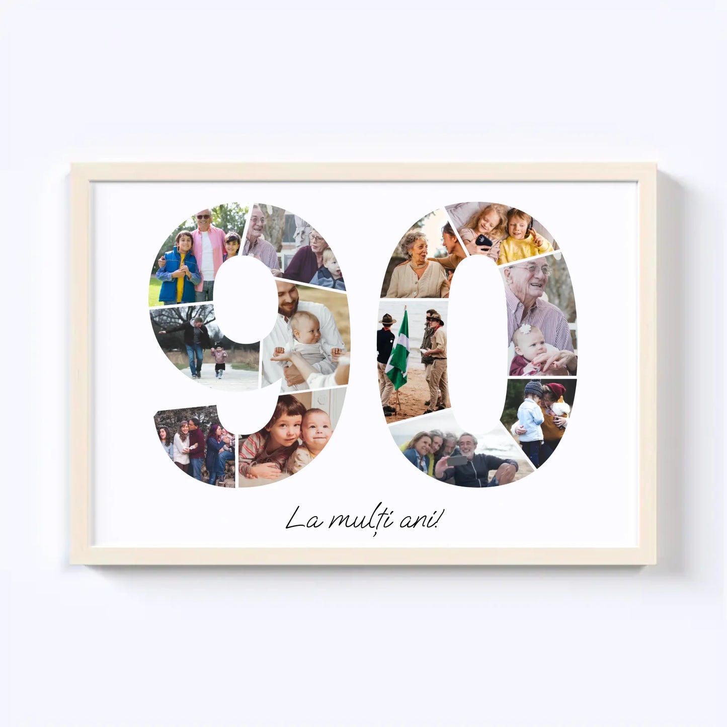 Colaj unic cifra aniversară 90-99