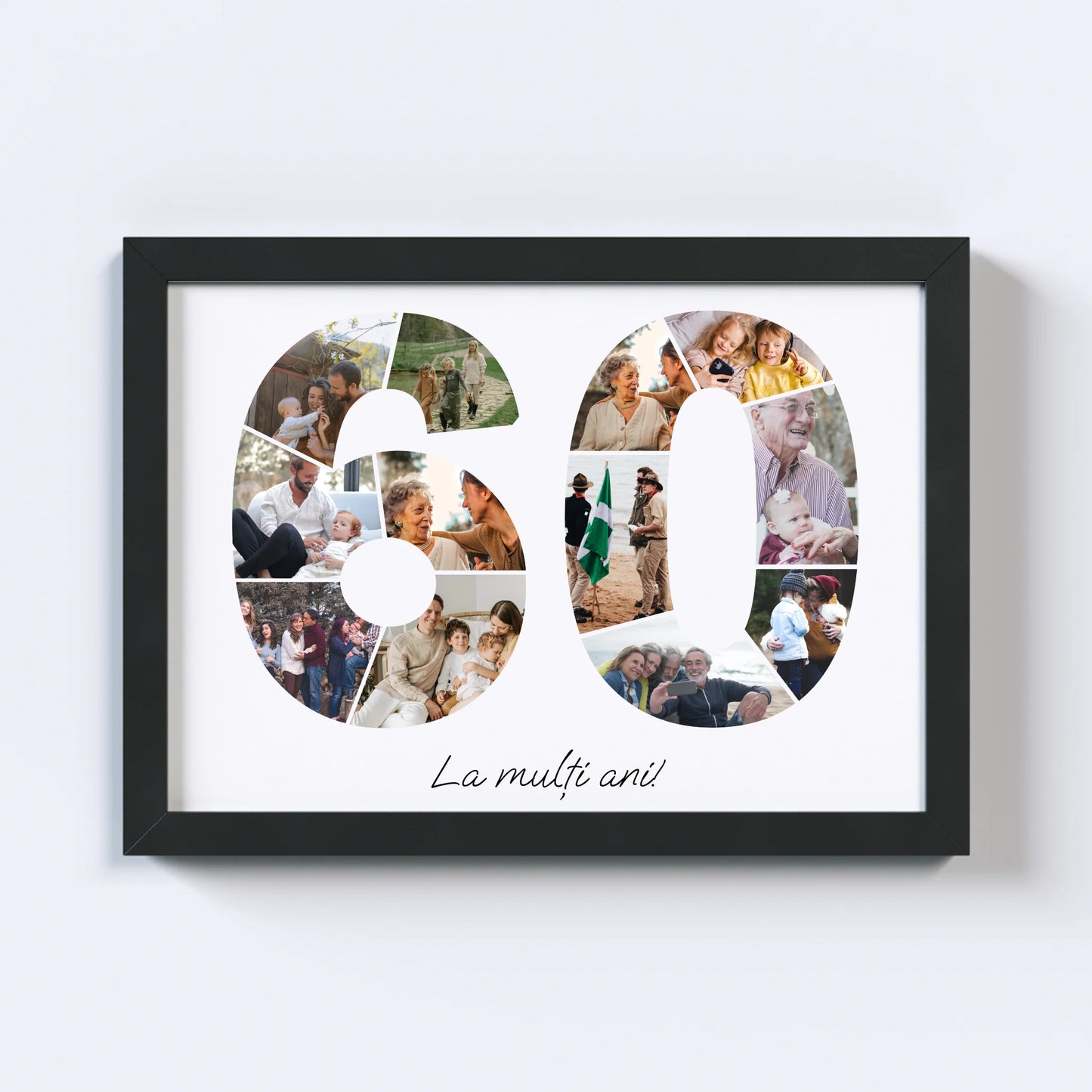 Colaj unic cifra aniversară 60-69