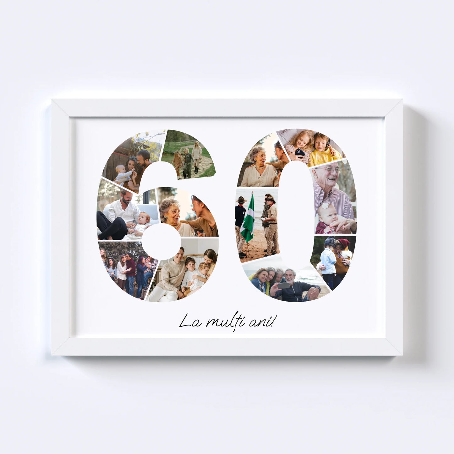 Colaj unic cifra aniversară 60-69