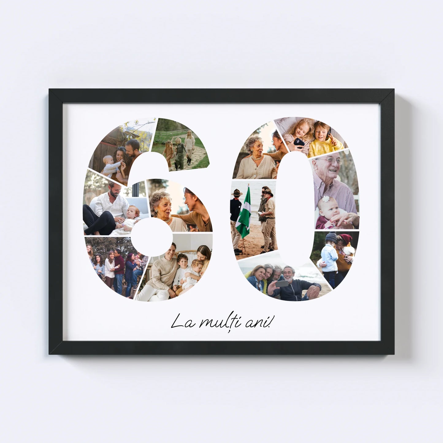 Colaj unic cifra aniversară 60-69