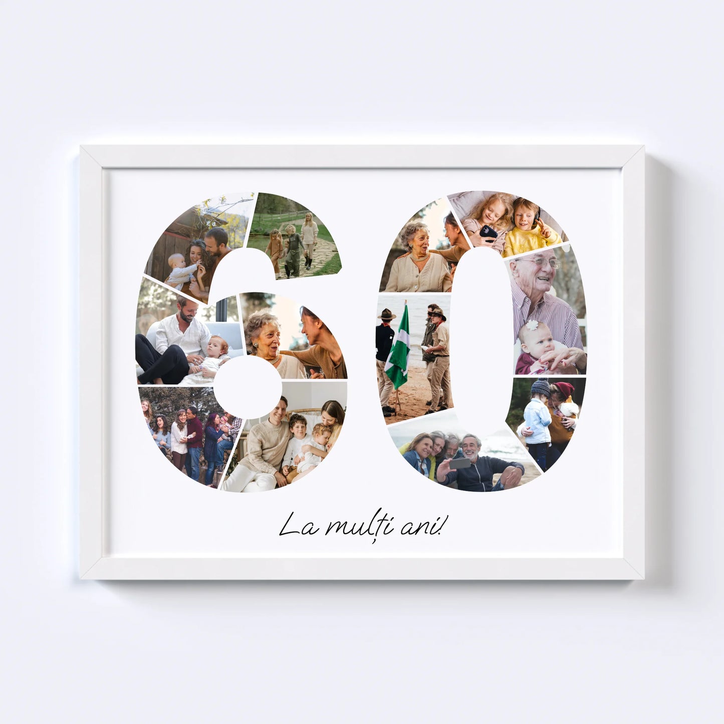 Colaj unic cifra aniversară 60-69