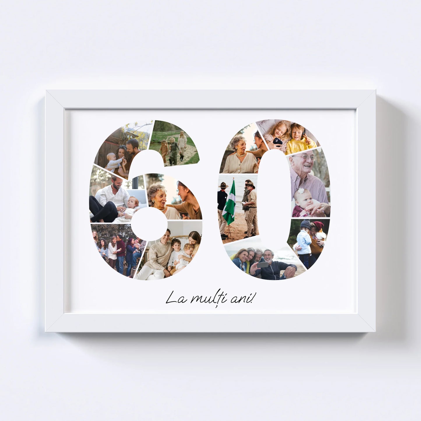 Colaj unic cifra aniversară 60-69