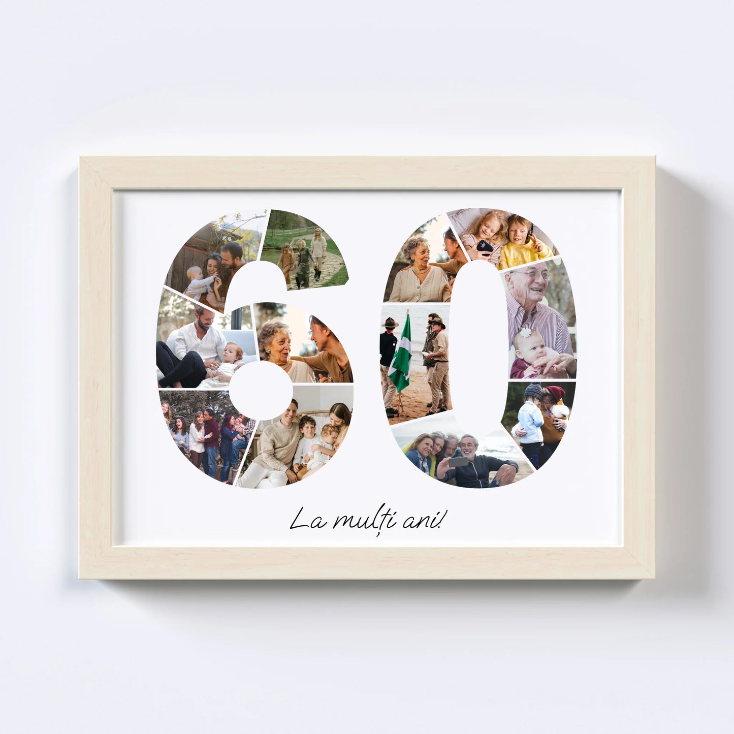 Colaj unic cifra aniversară 60-69