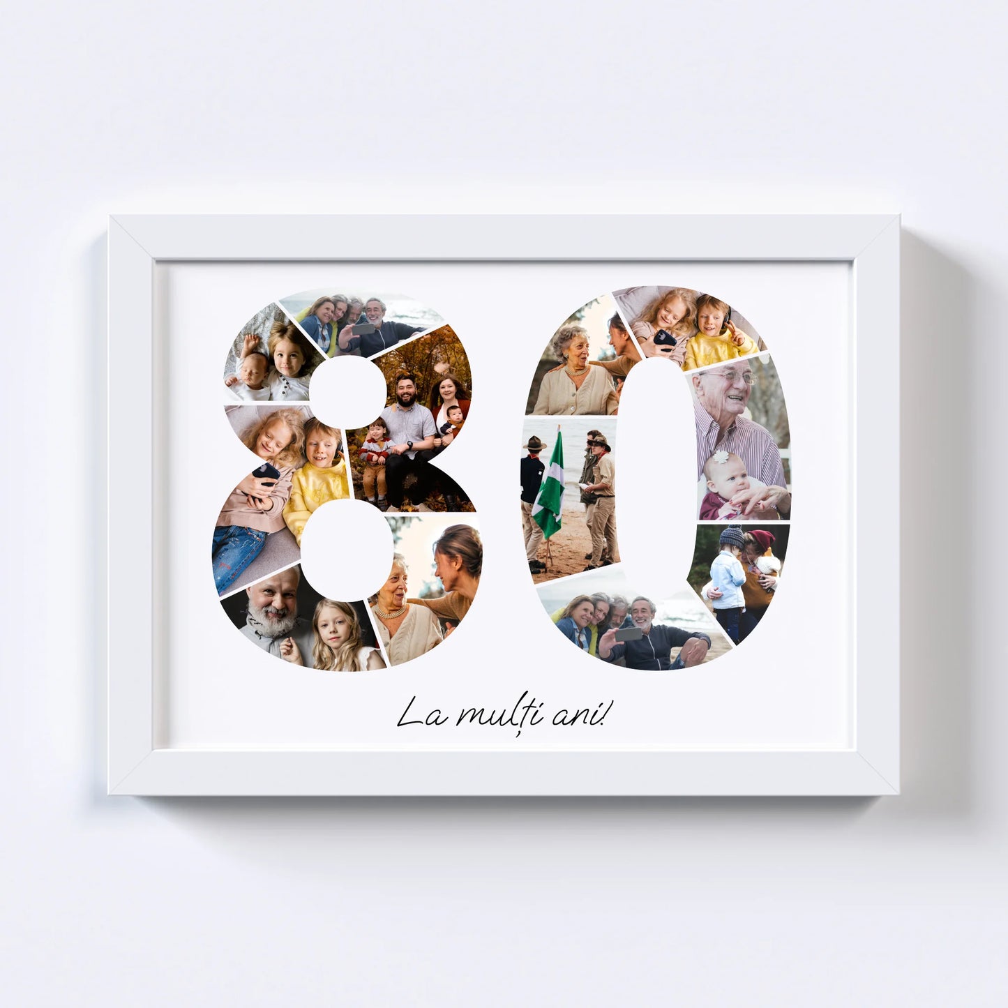 Colaj unic cifra aniversară 80-89