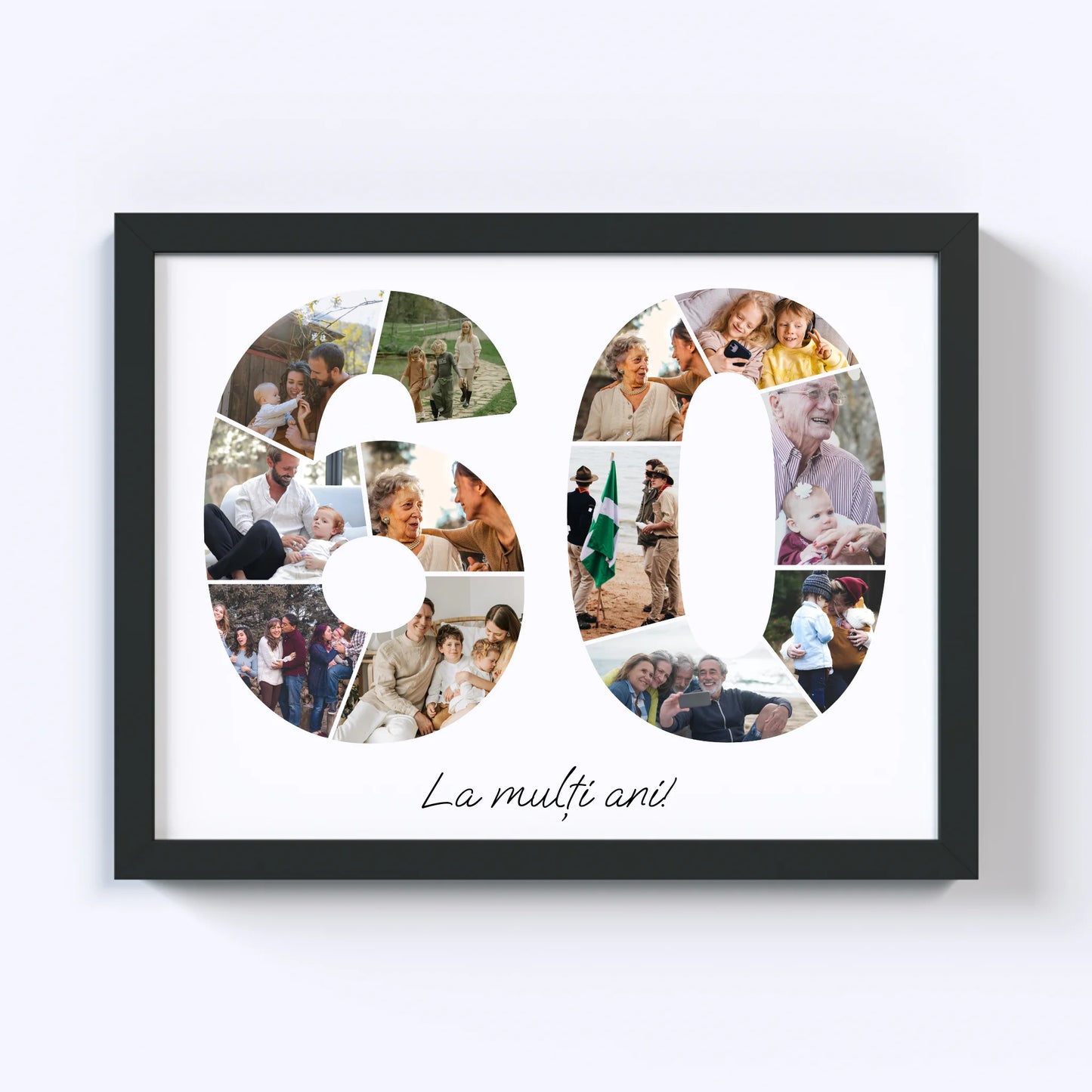 Colaj unic cifra aniversară 60-69
