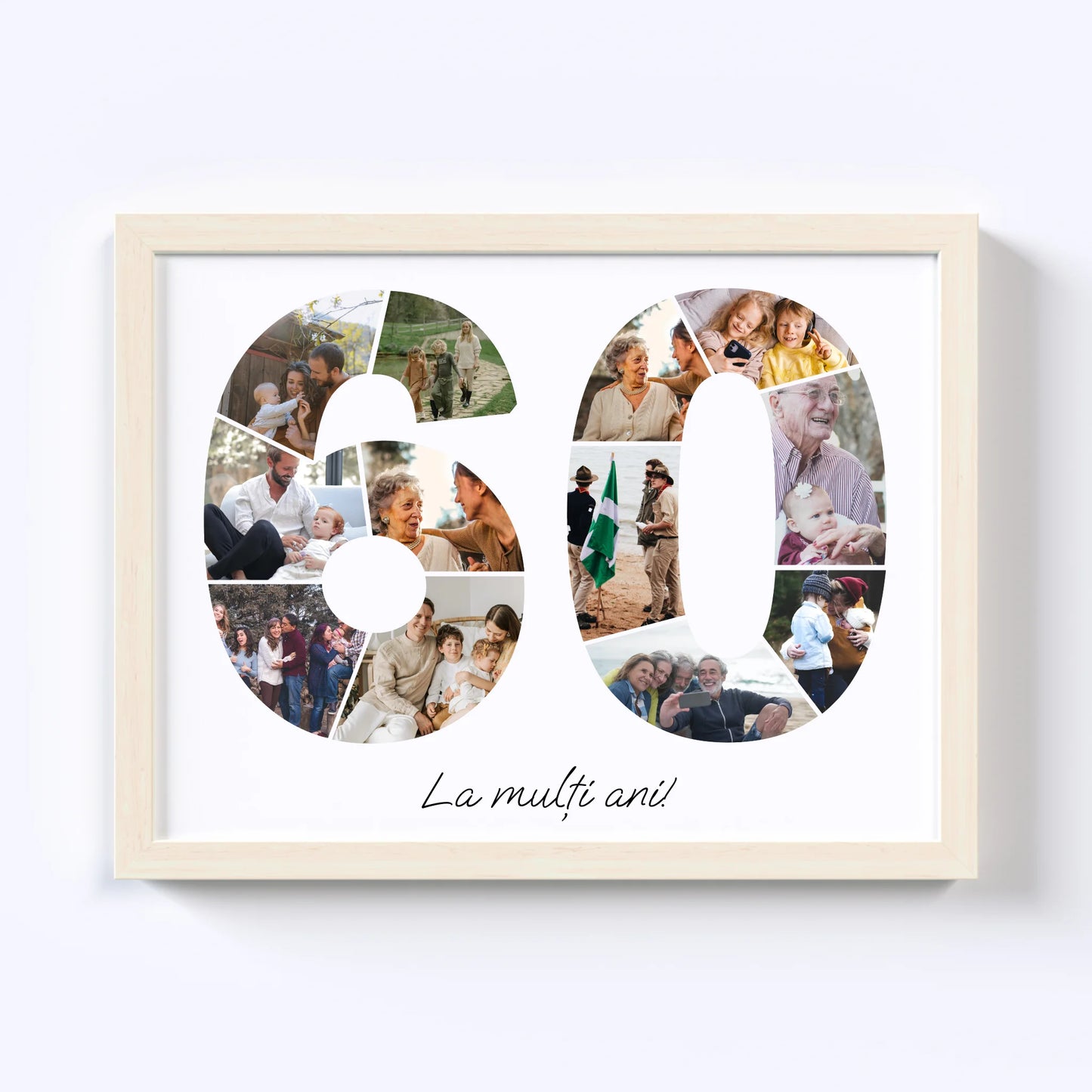 Colaj unic cifra aniversară 60-69