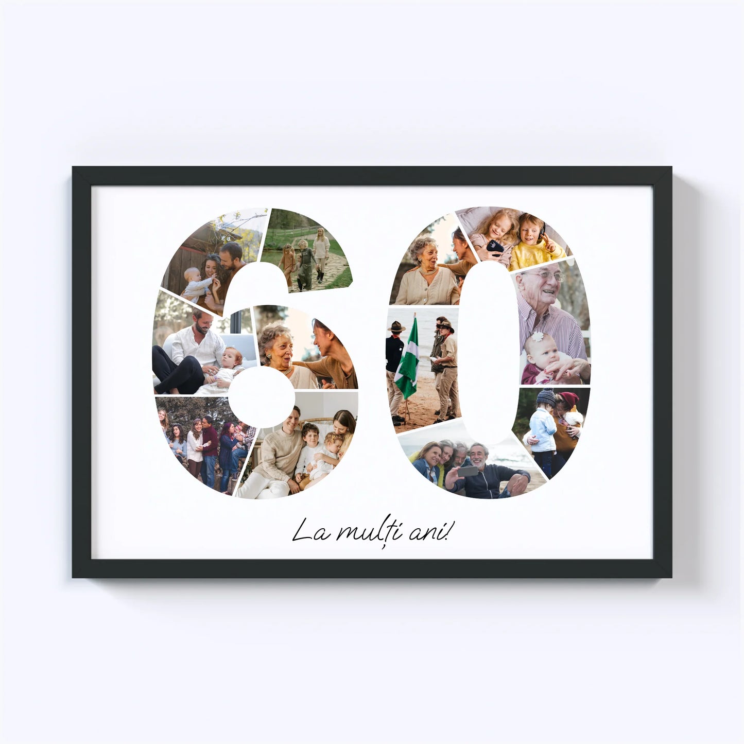 Colaj unic cifra aniversară 60-69