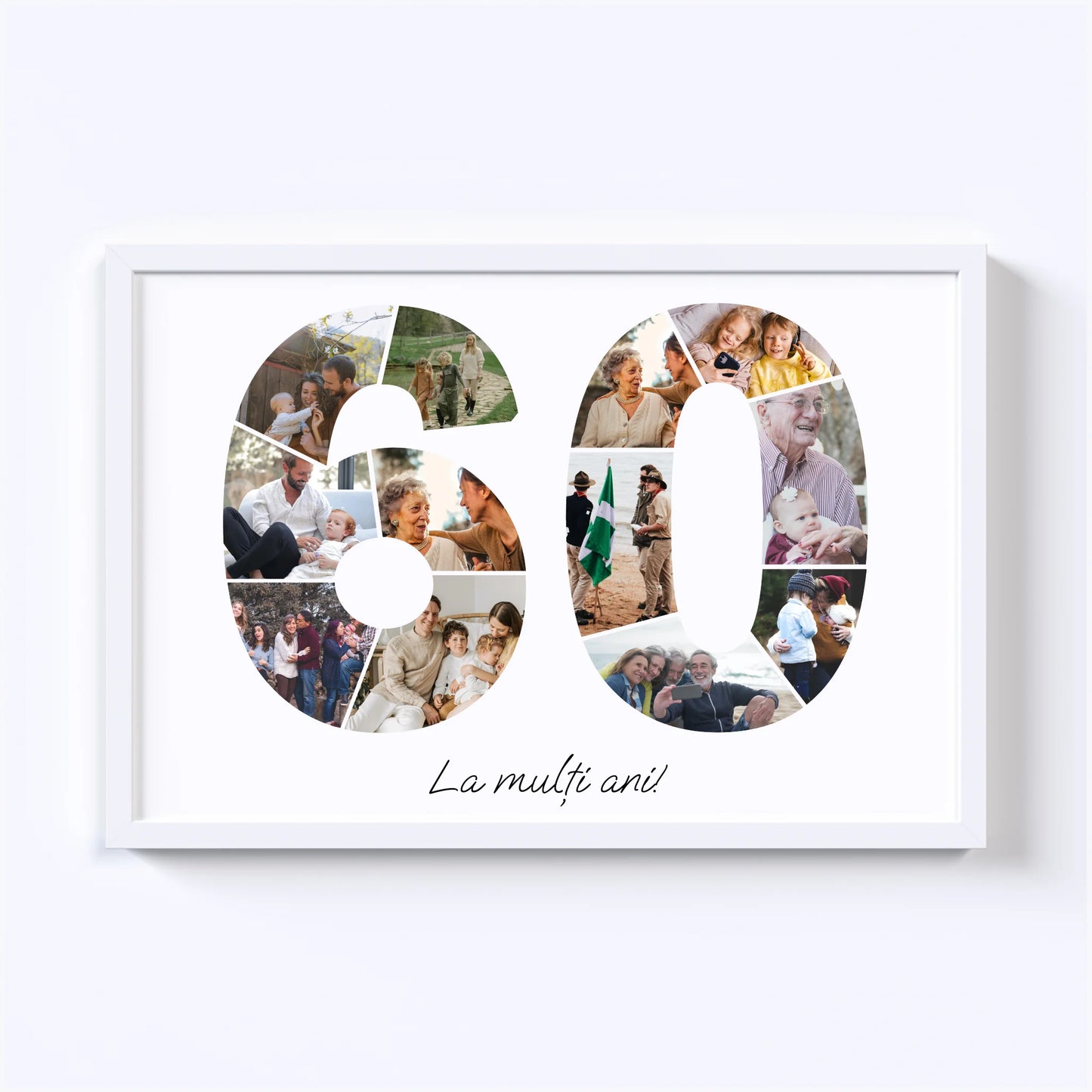 Colaj unic cifra aniversară 60-69