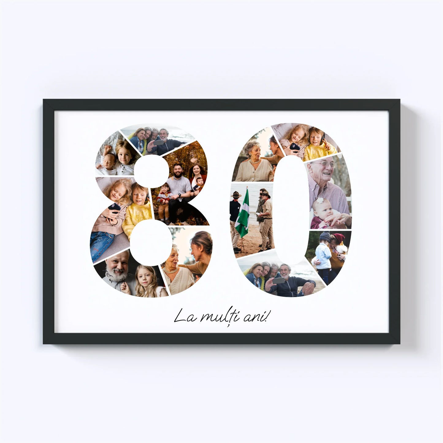 Colaj unic cifra aniversară 80-89
