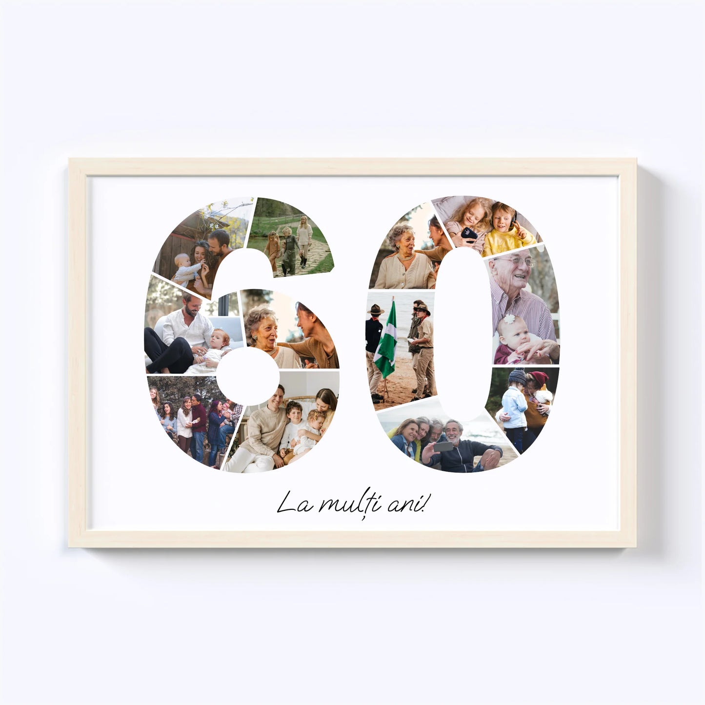 Colaj unic cifra aniversară 60-69