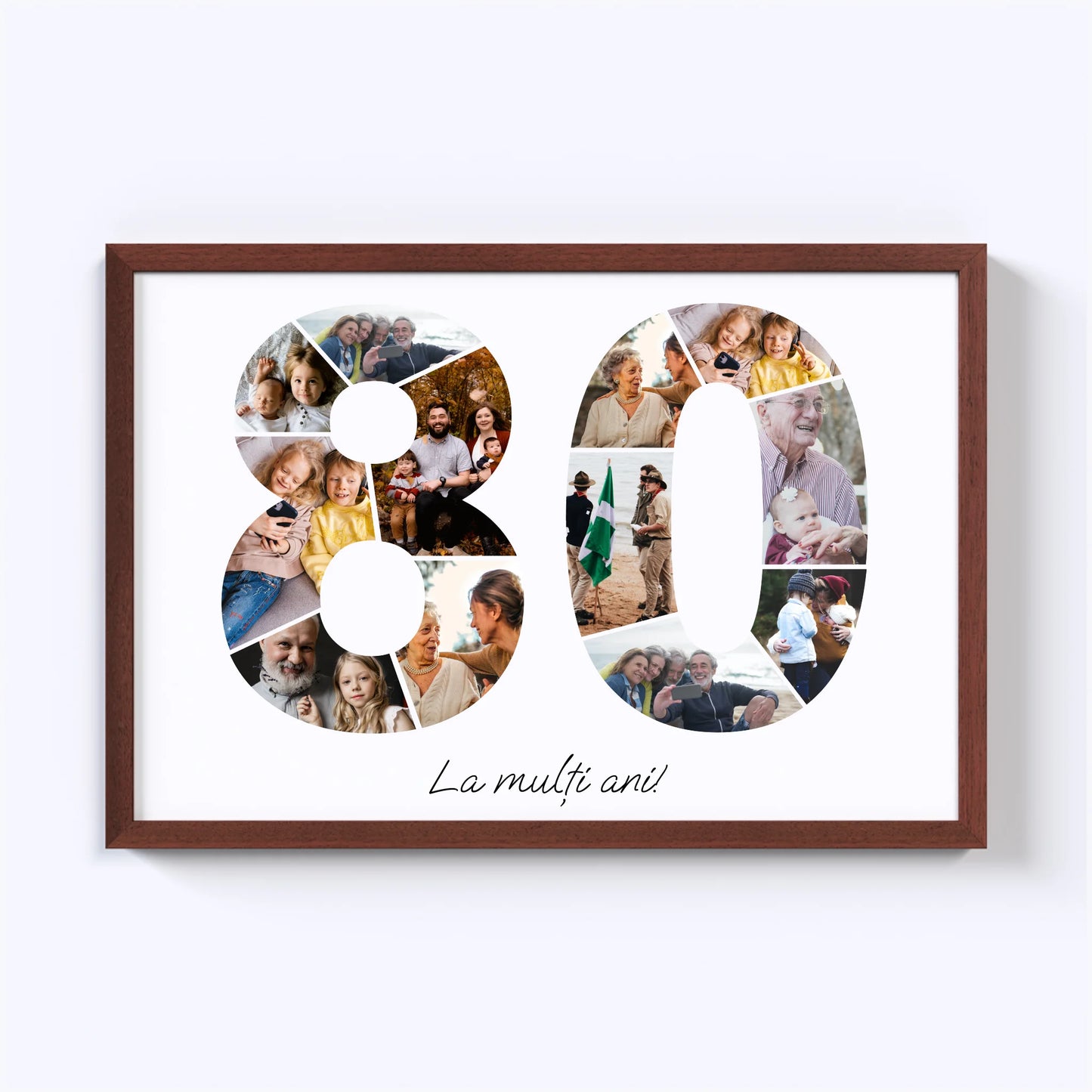 Colaj unic cifra aniversară 80-89