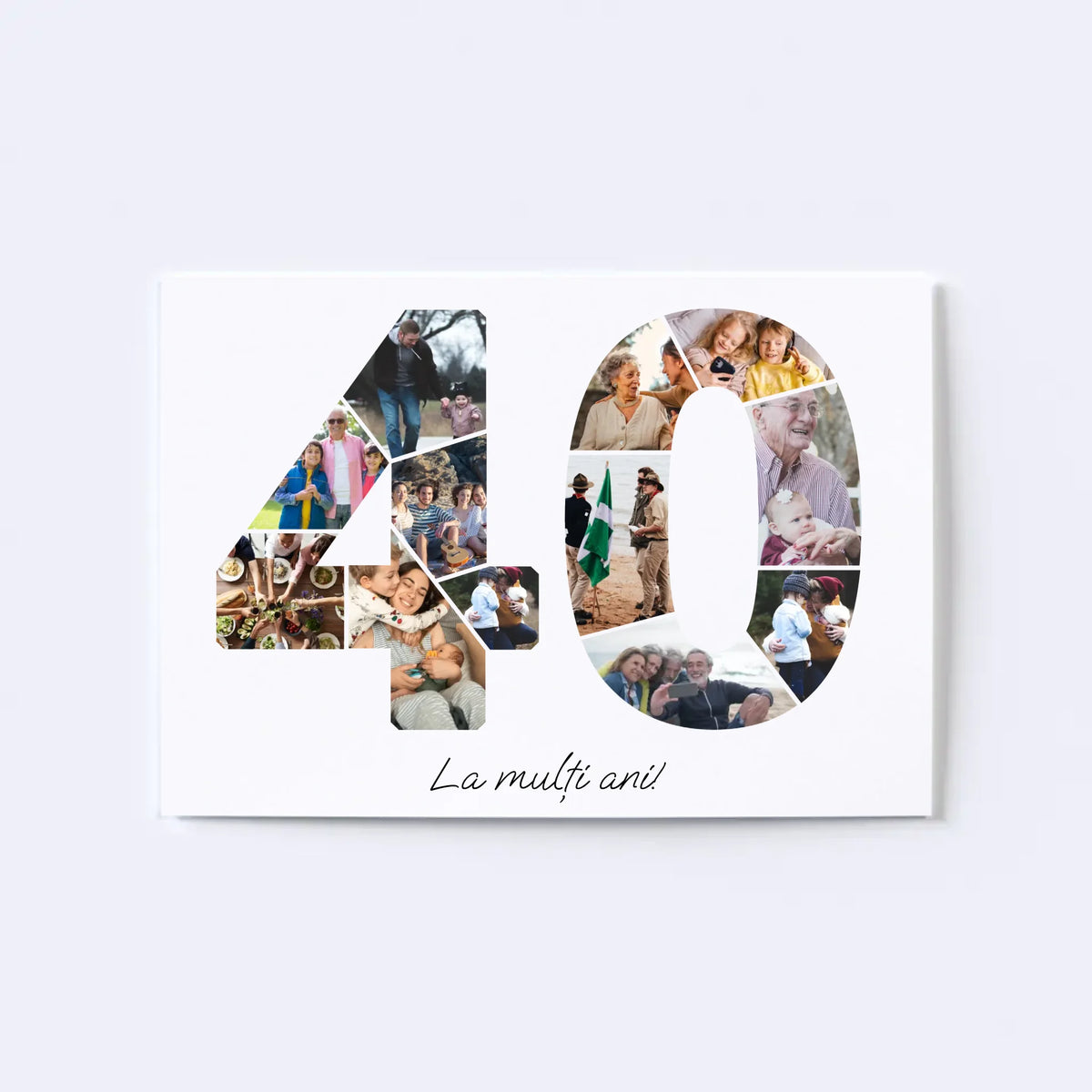 Colaj unic cifra aniversară 40-49