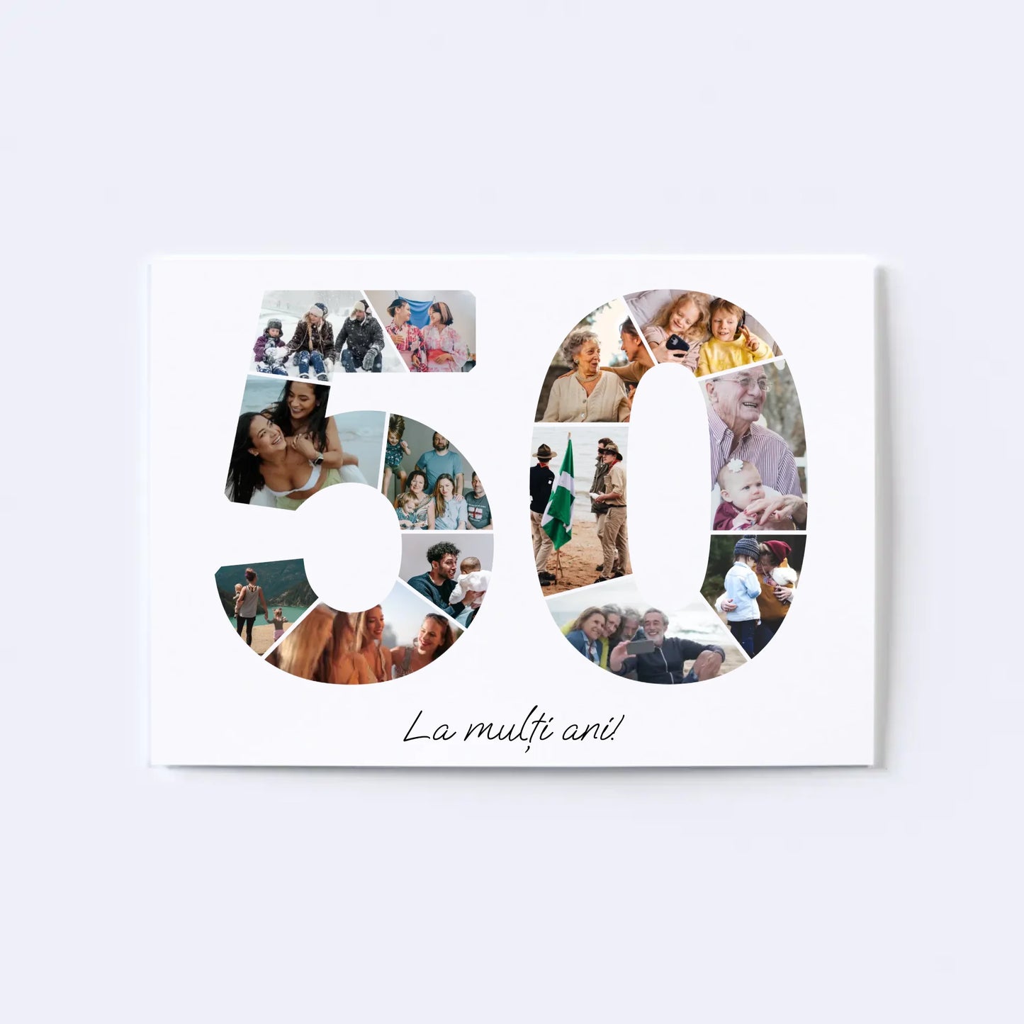 Colaj unic cifra aniversară 50-59