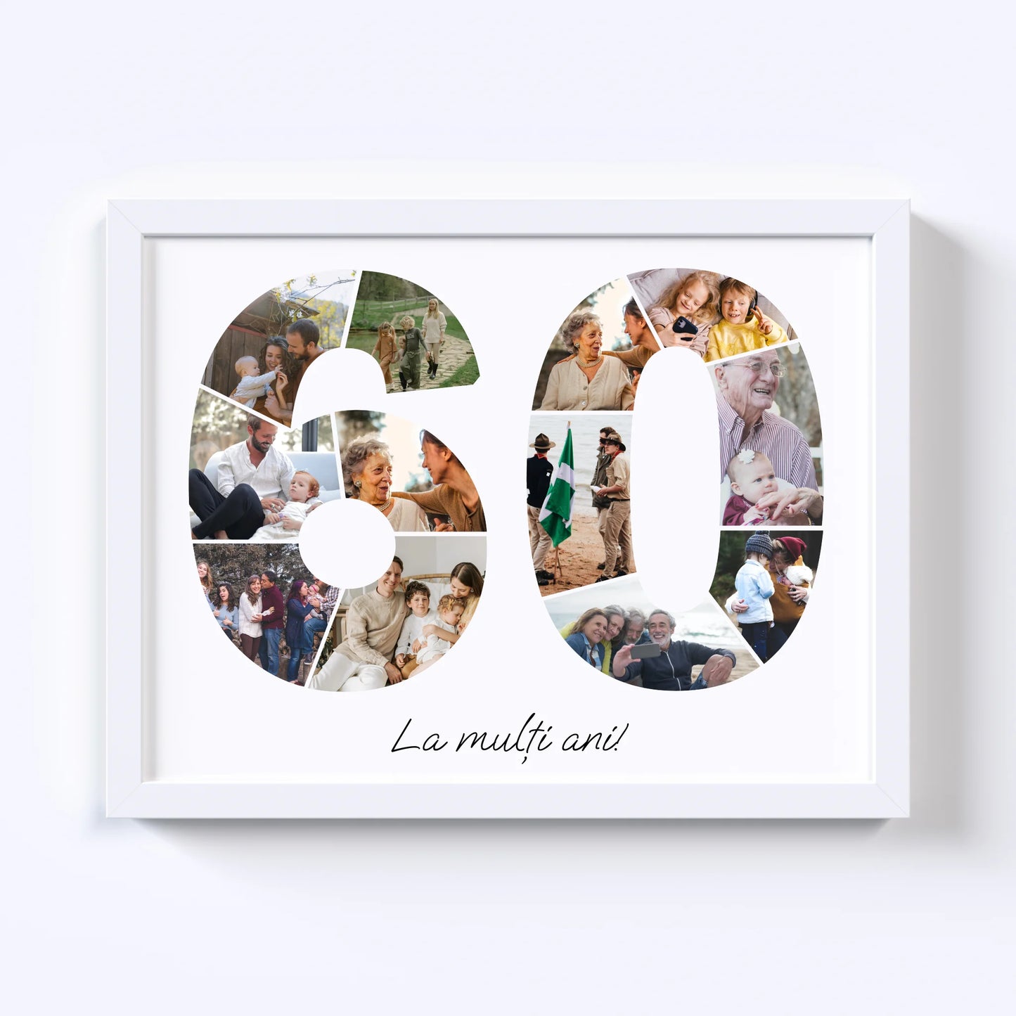 Colaj unic cifra aniversară 60-69