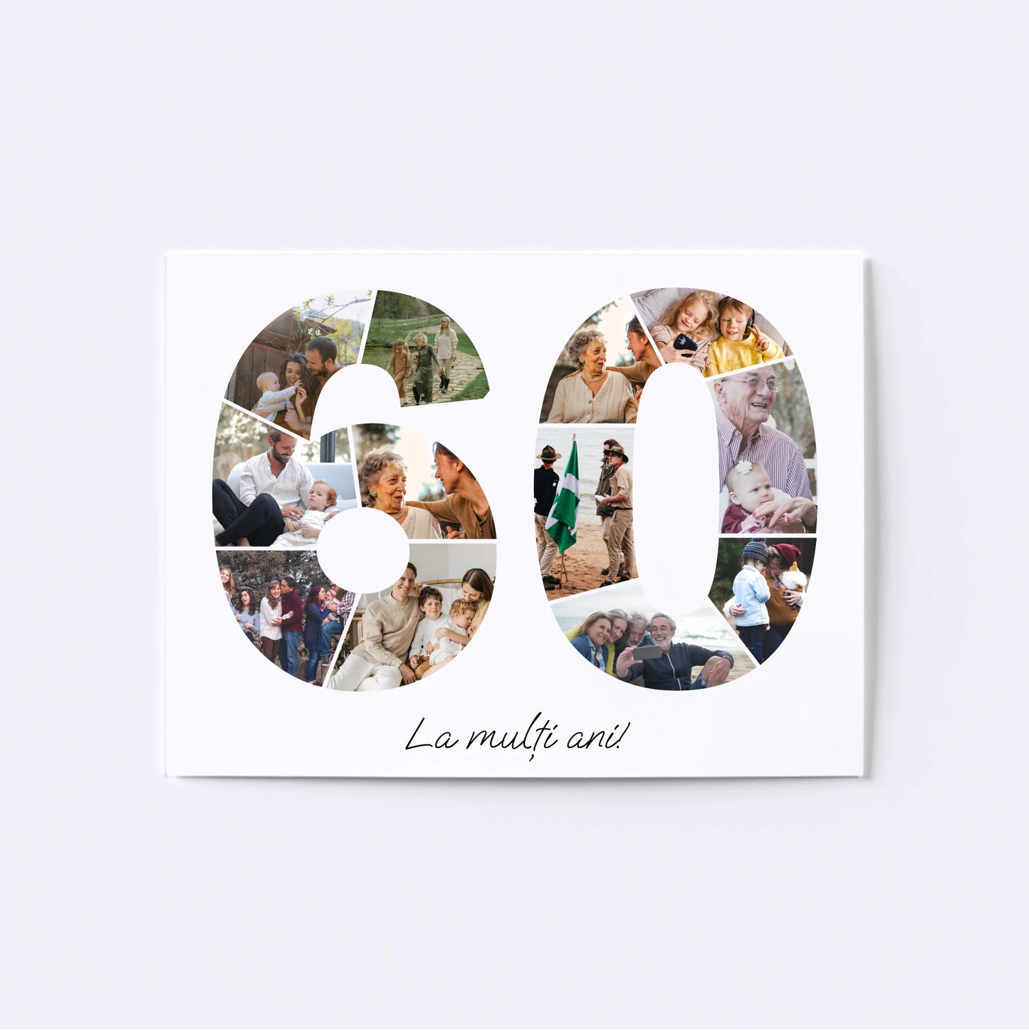 Colaj unic cifra aniversară 60-69