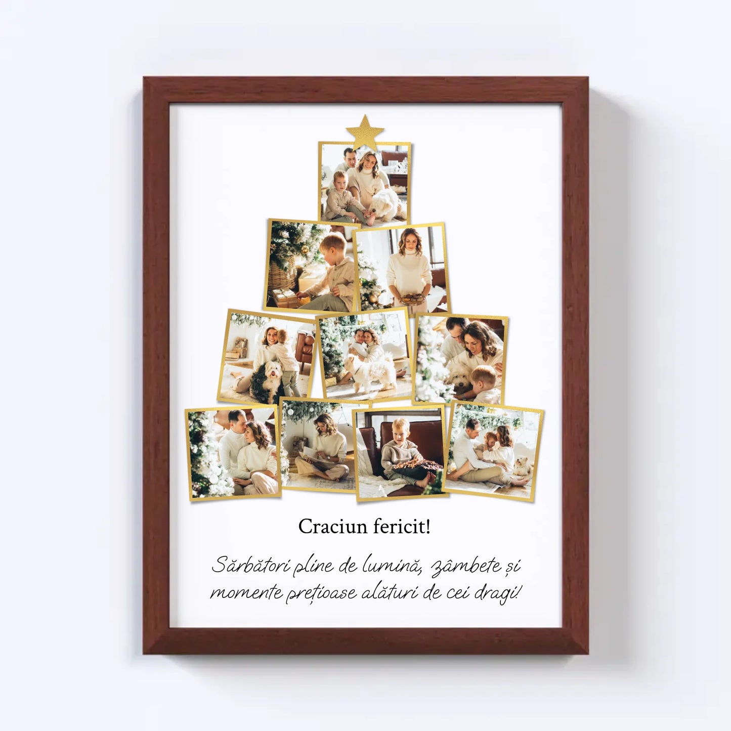 Colaj foto pom de Crăciun - II.