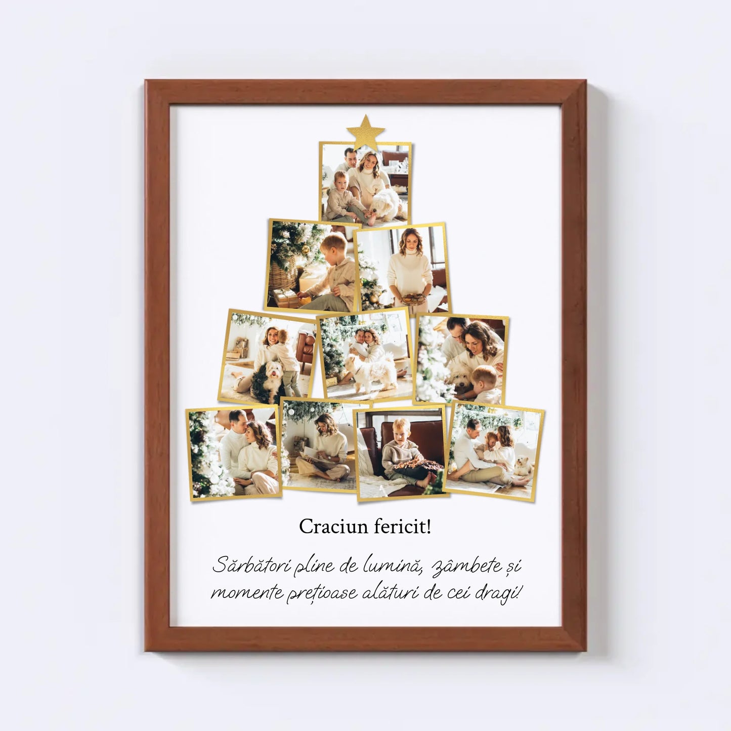 Colaj foto pom de Crăciun - II.