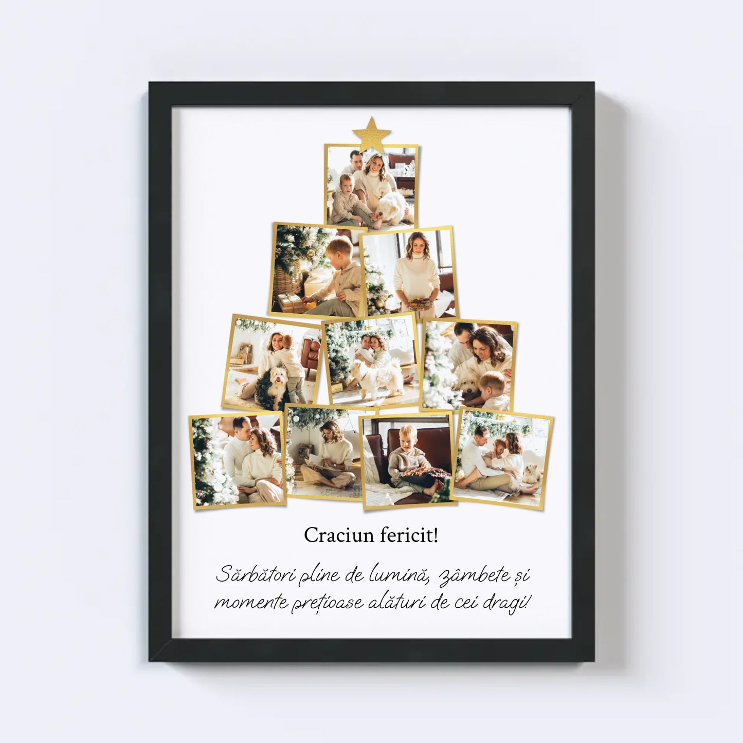 Colaj foto pom de Crăciun - II.