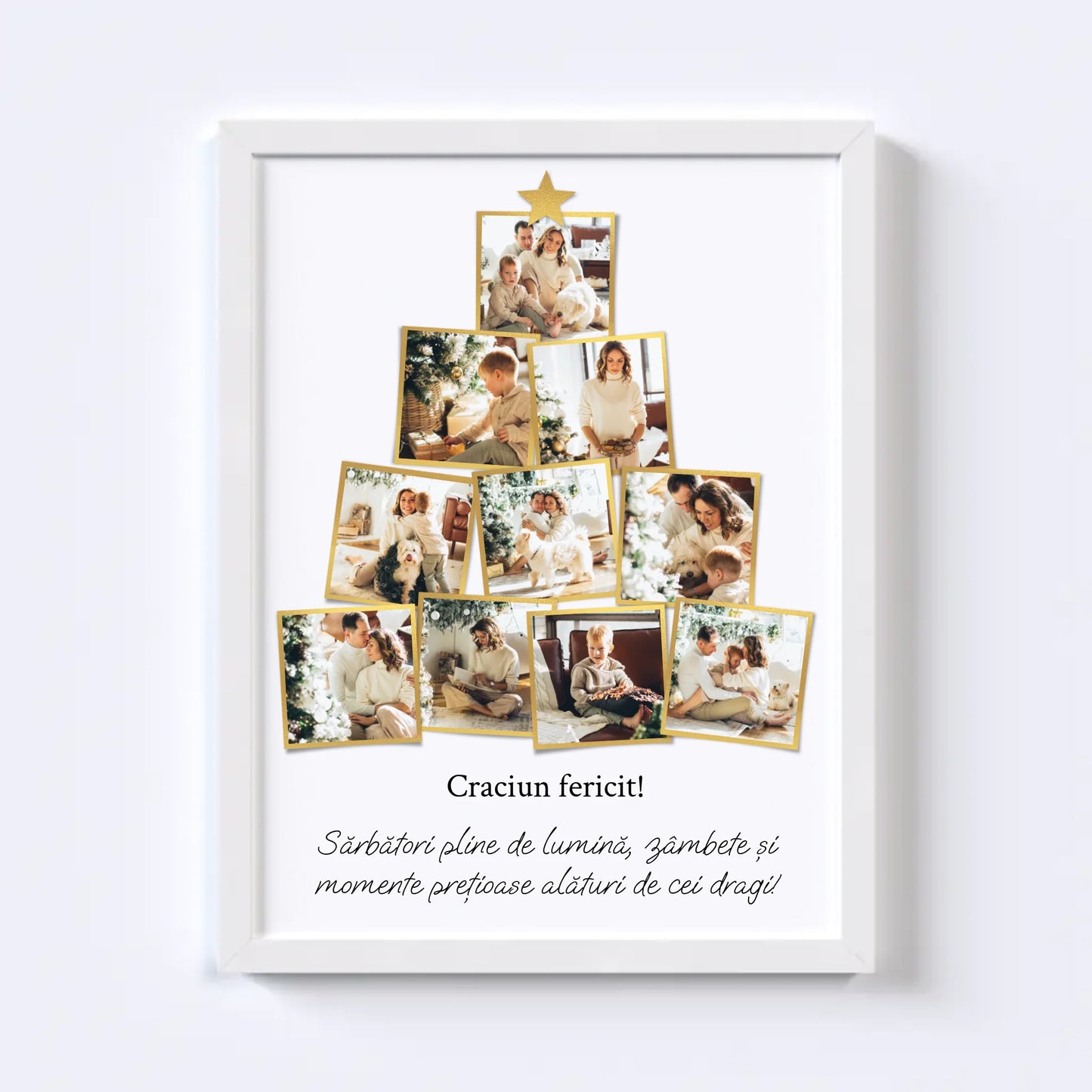 Colaj foto pom de Crăciun - II.