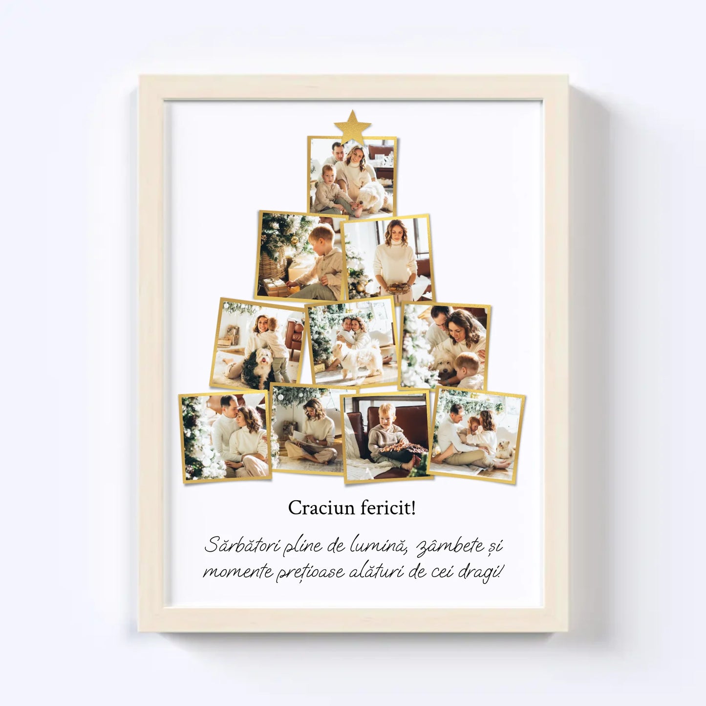 Colaj foto pom de Crăciun - II.
