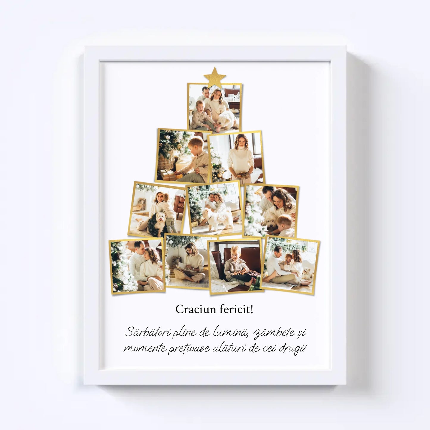 Colaj foto pom de Crăciun - II.