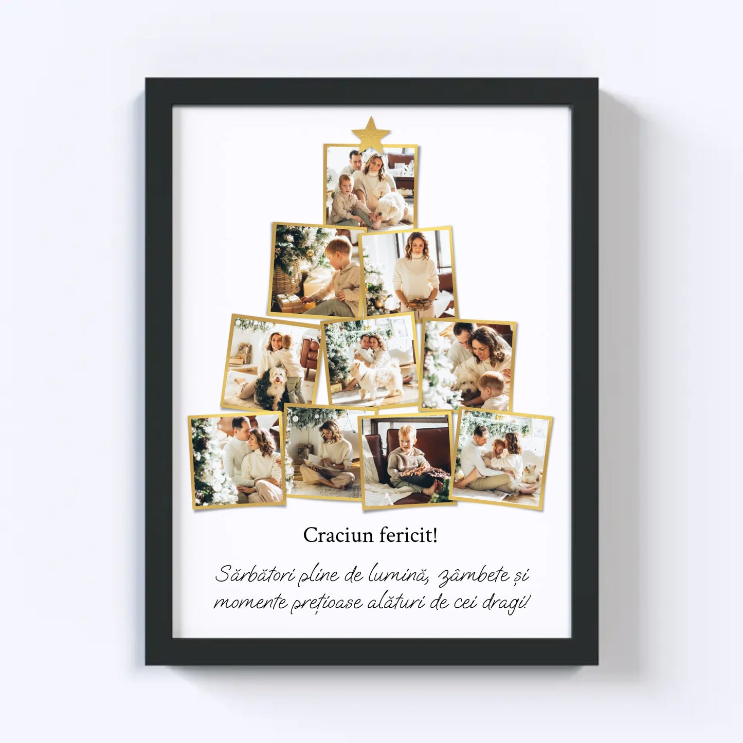 Colaj foto pom de Crăciun - II.