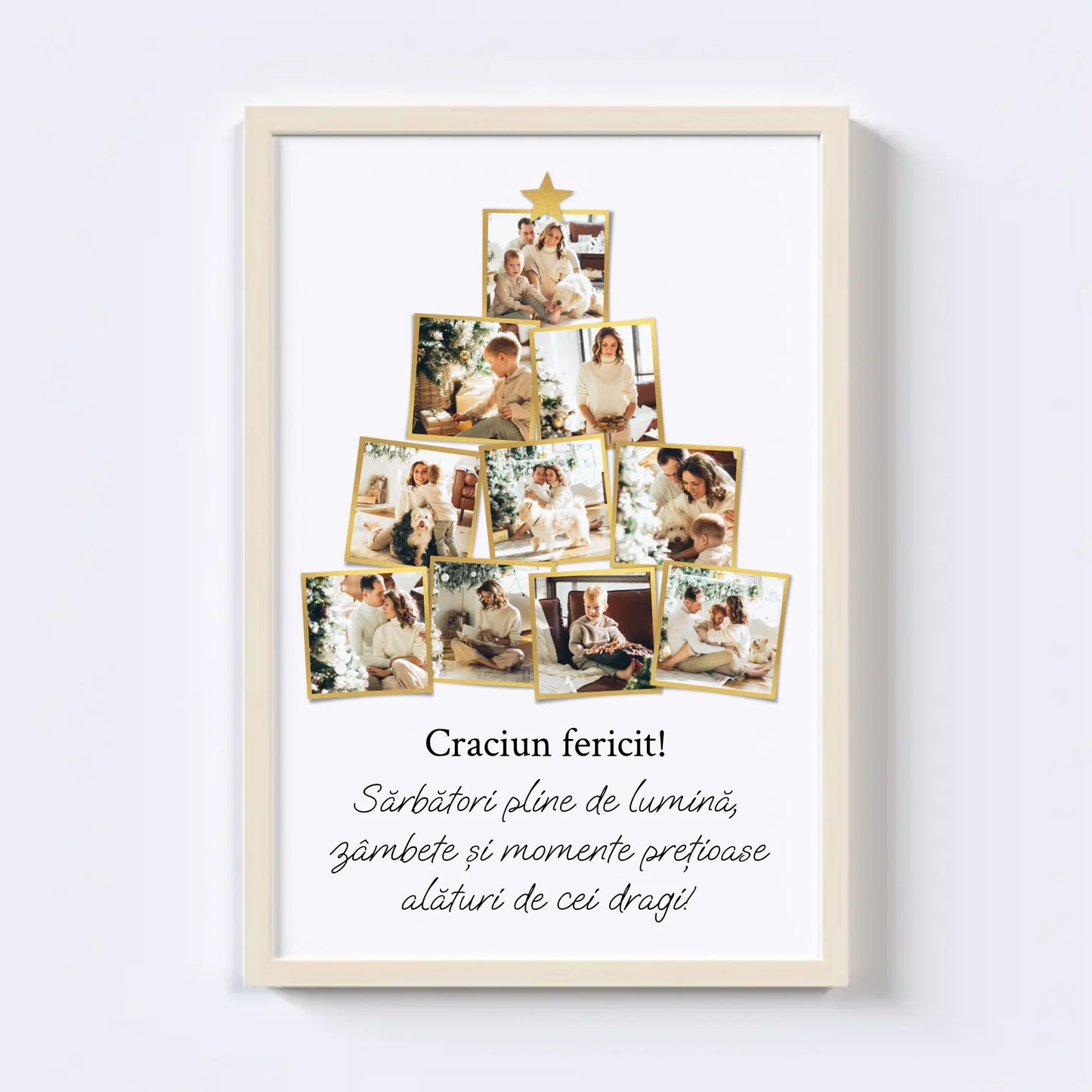 Colaj foto pom de Crăciun - II.