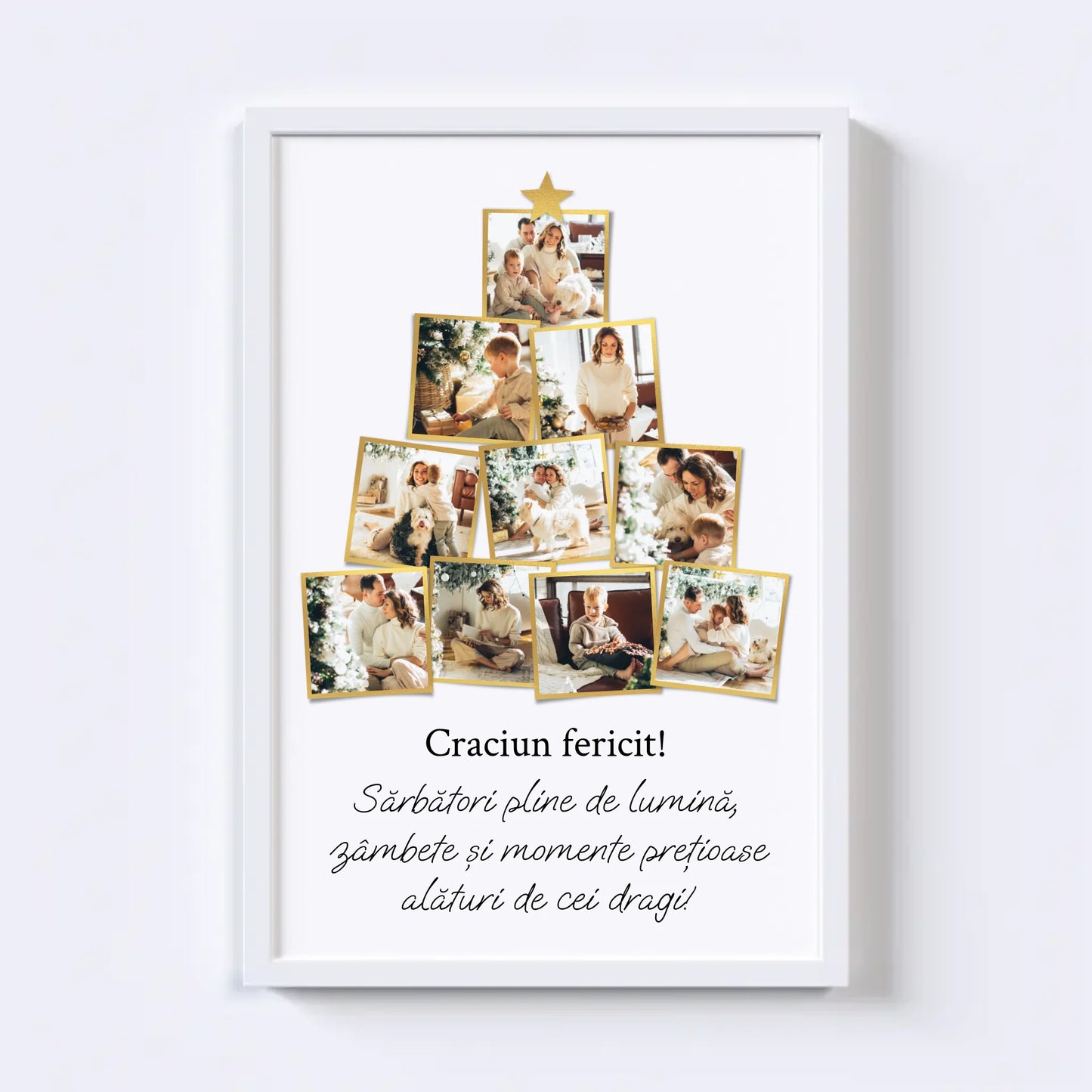 Colaj foto pom de Crăciun - II.