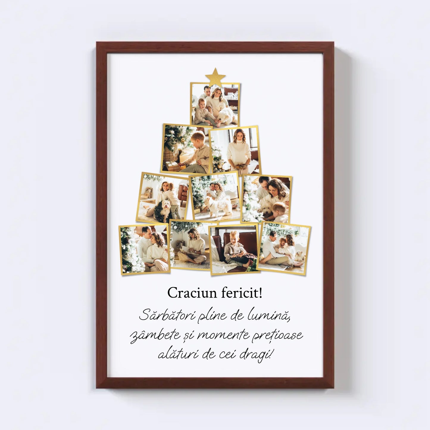 Colaj foto pom de Crăciun - II.