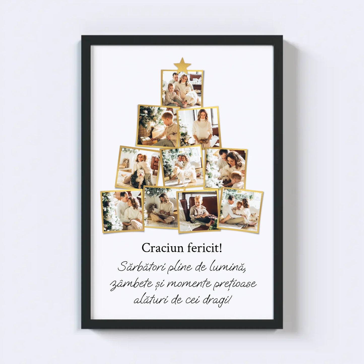 Colaj foto pom de Crăciun - II.