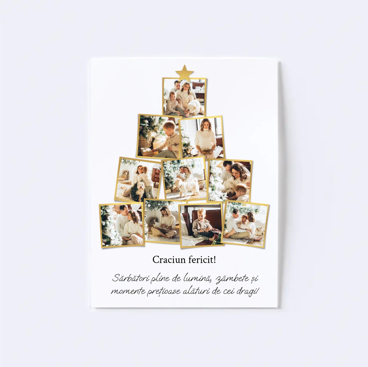 Colaj foto pom de Crăciun - II.