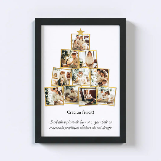 Colaj foto pom de Crăciun - II.