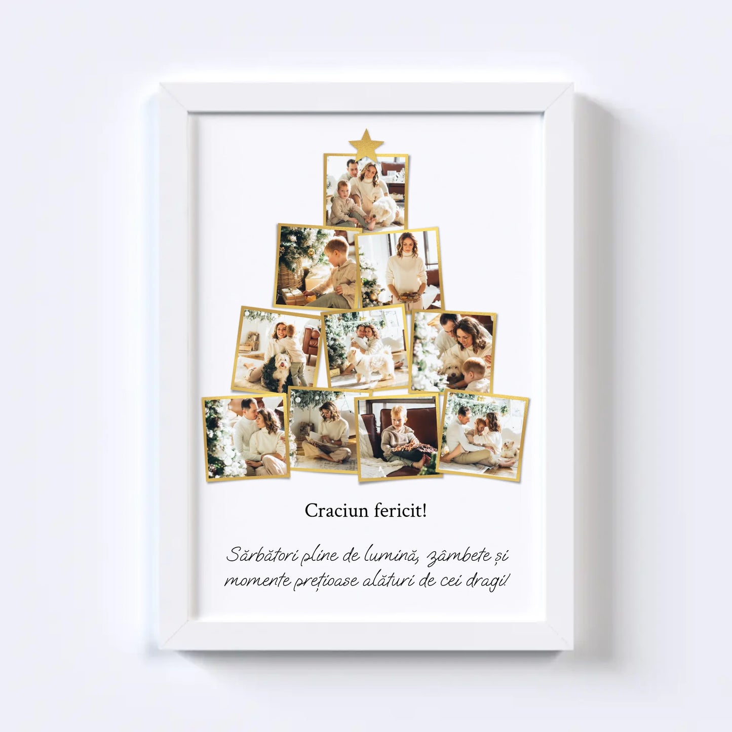 Colaj foto pom de Crăciun - II.