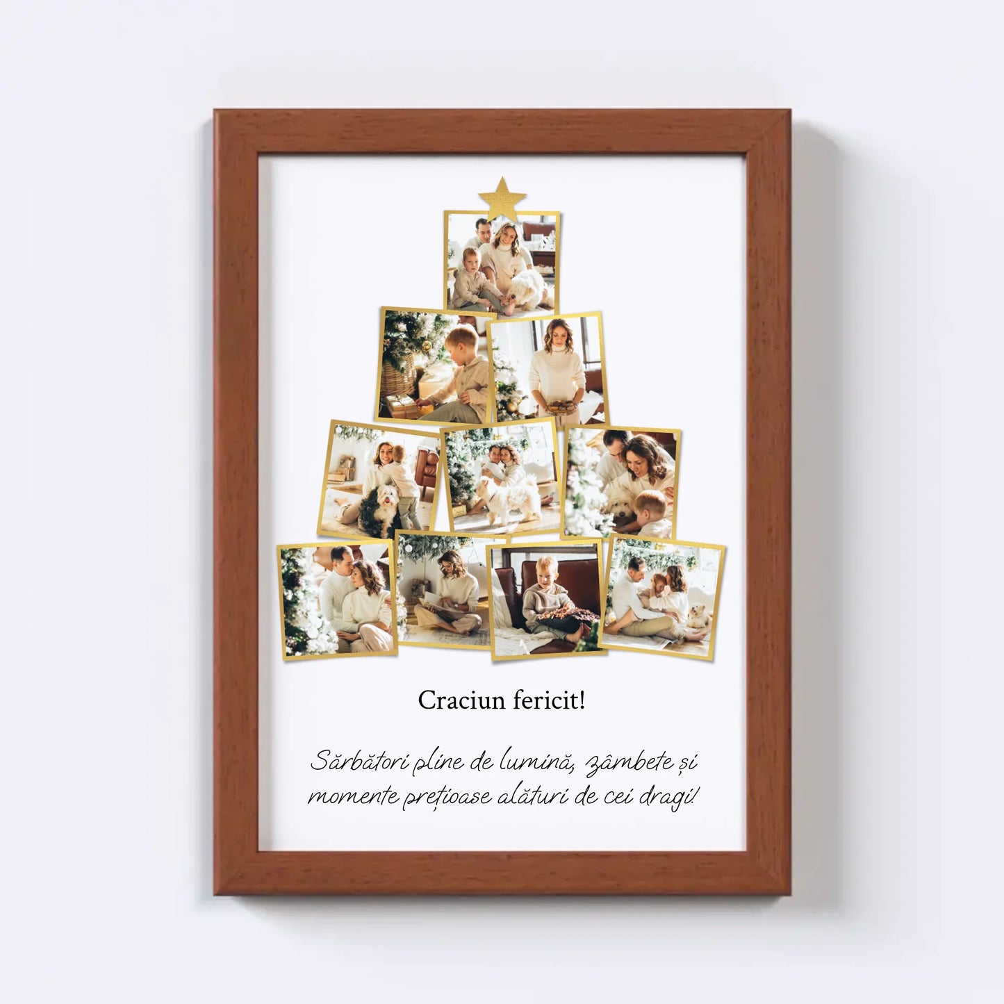 Colaj foto pom de Crăciun - II.