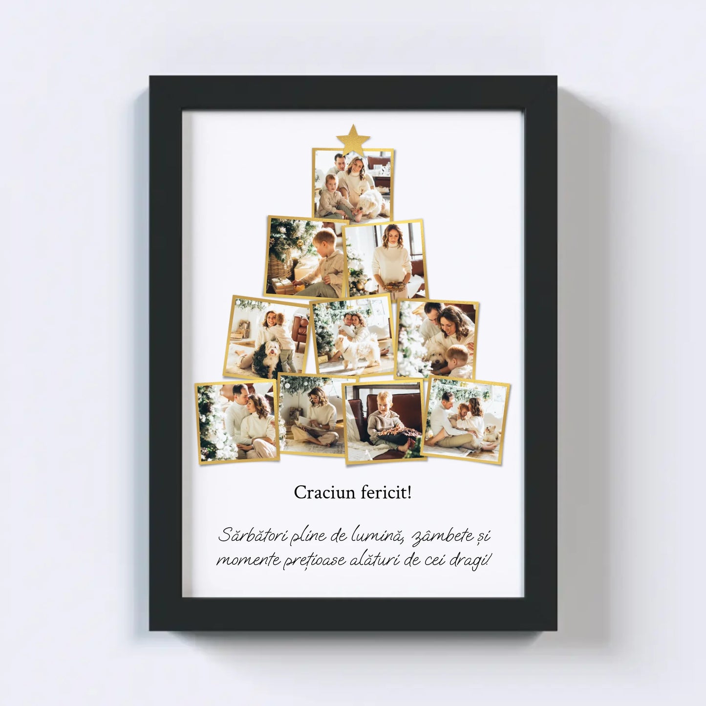 Colaj foto pom de Crăciun - II.