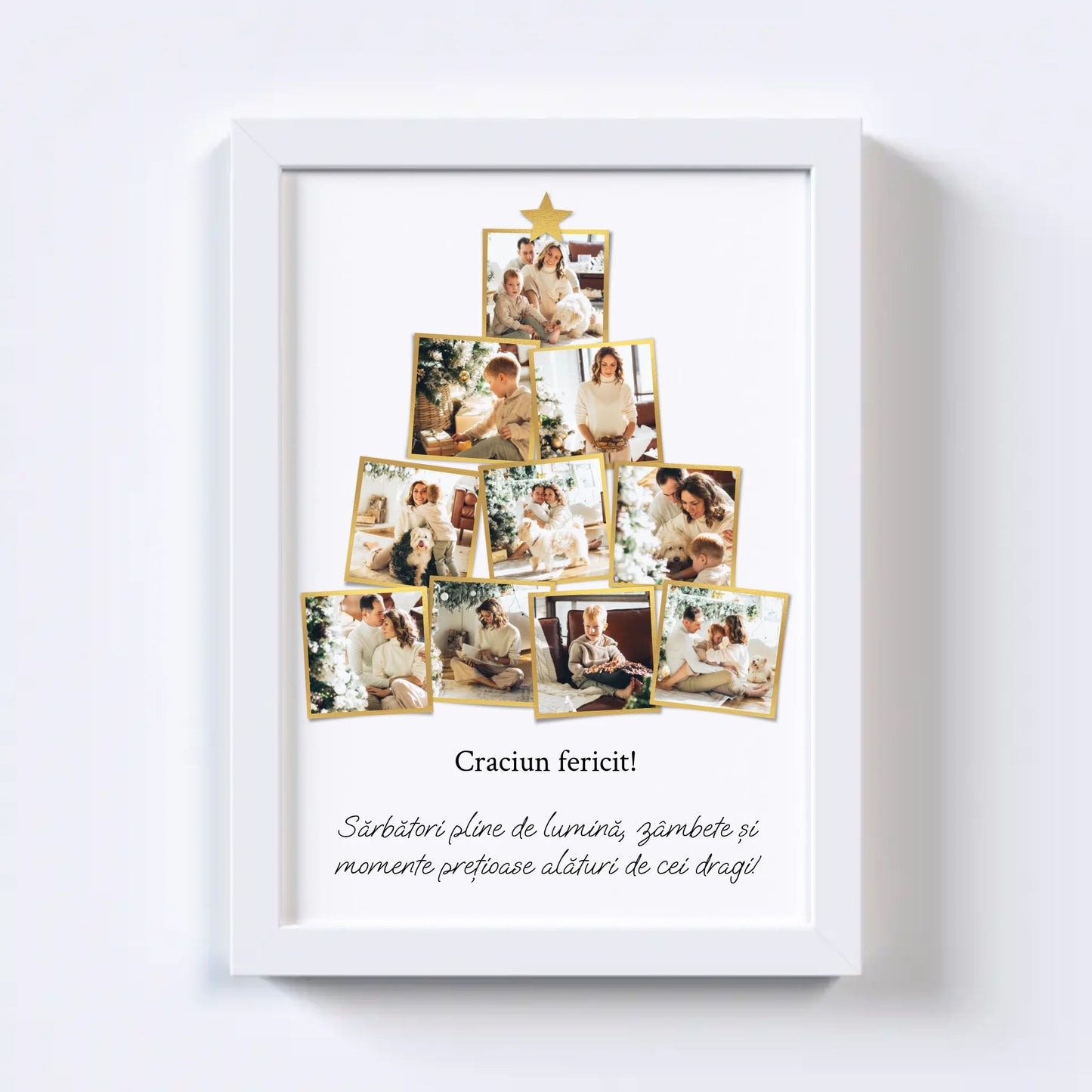Colaj foto pom de Crăciun - II.