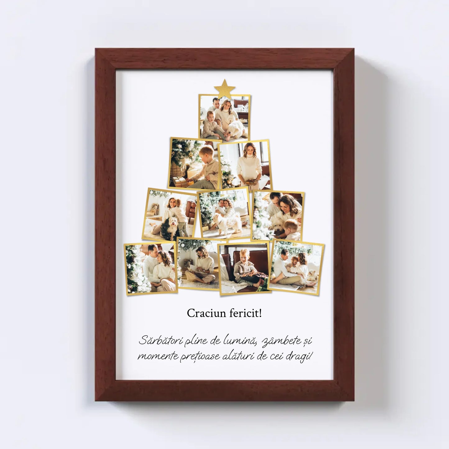 Colaj foto pom de Crăciun - II.