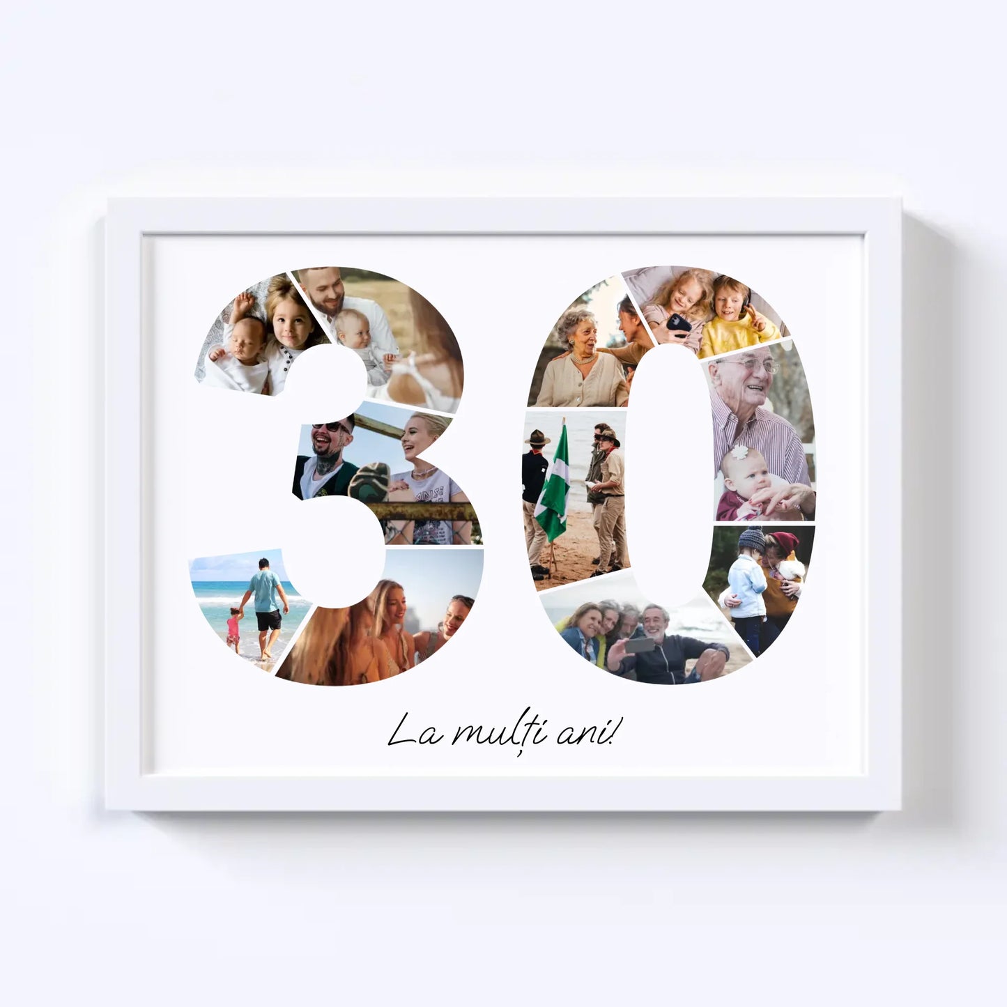 Colaj unic cifra aniversară 30-39